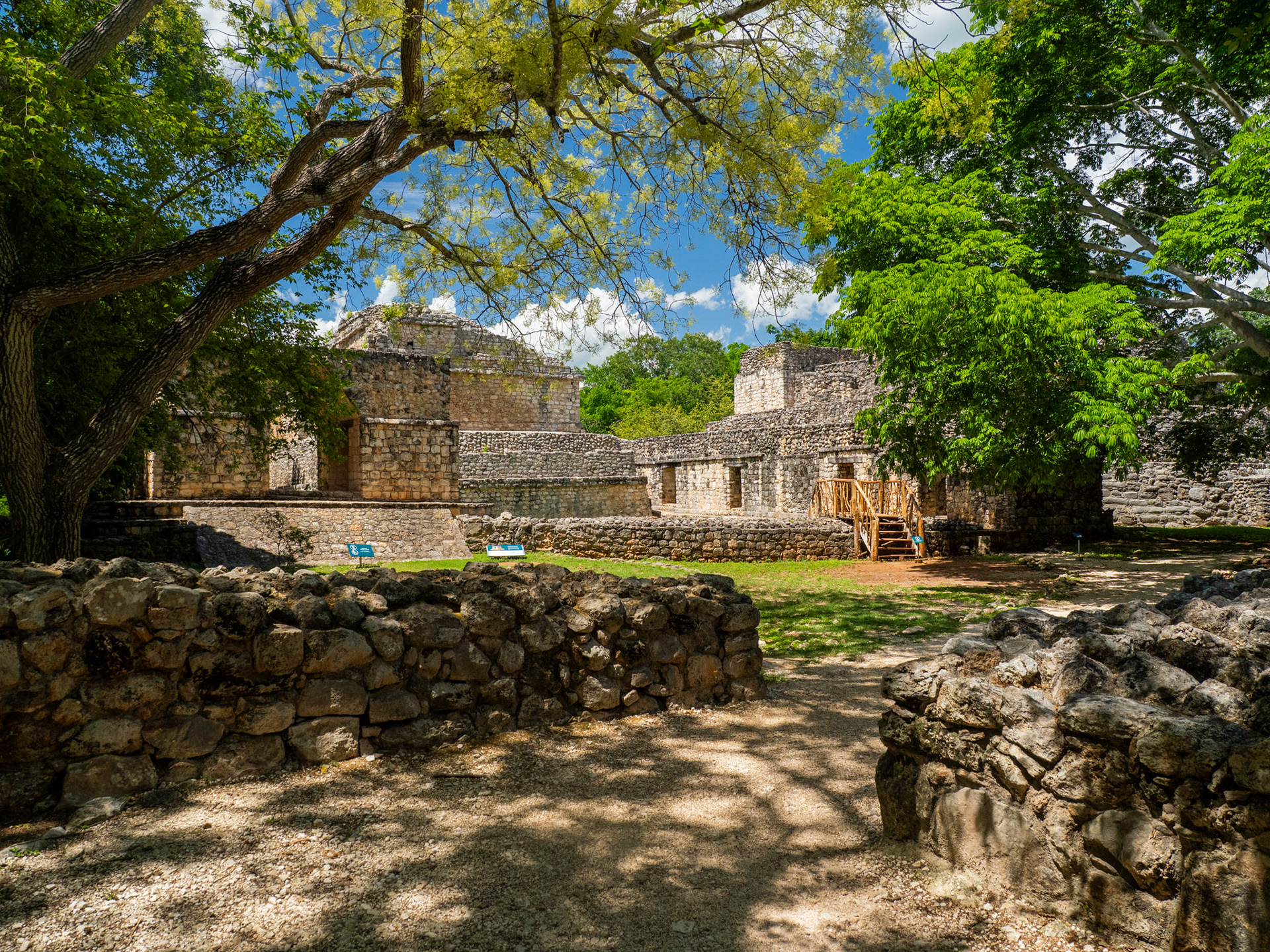 Dès l'arrivée sur le site, une âme se dégage du site