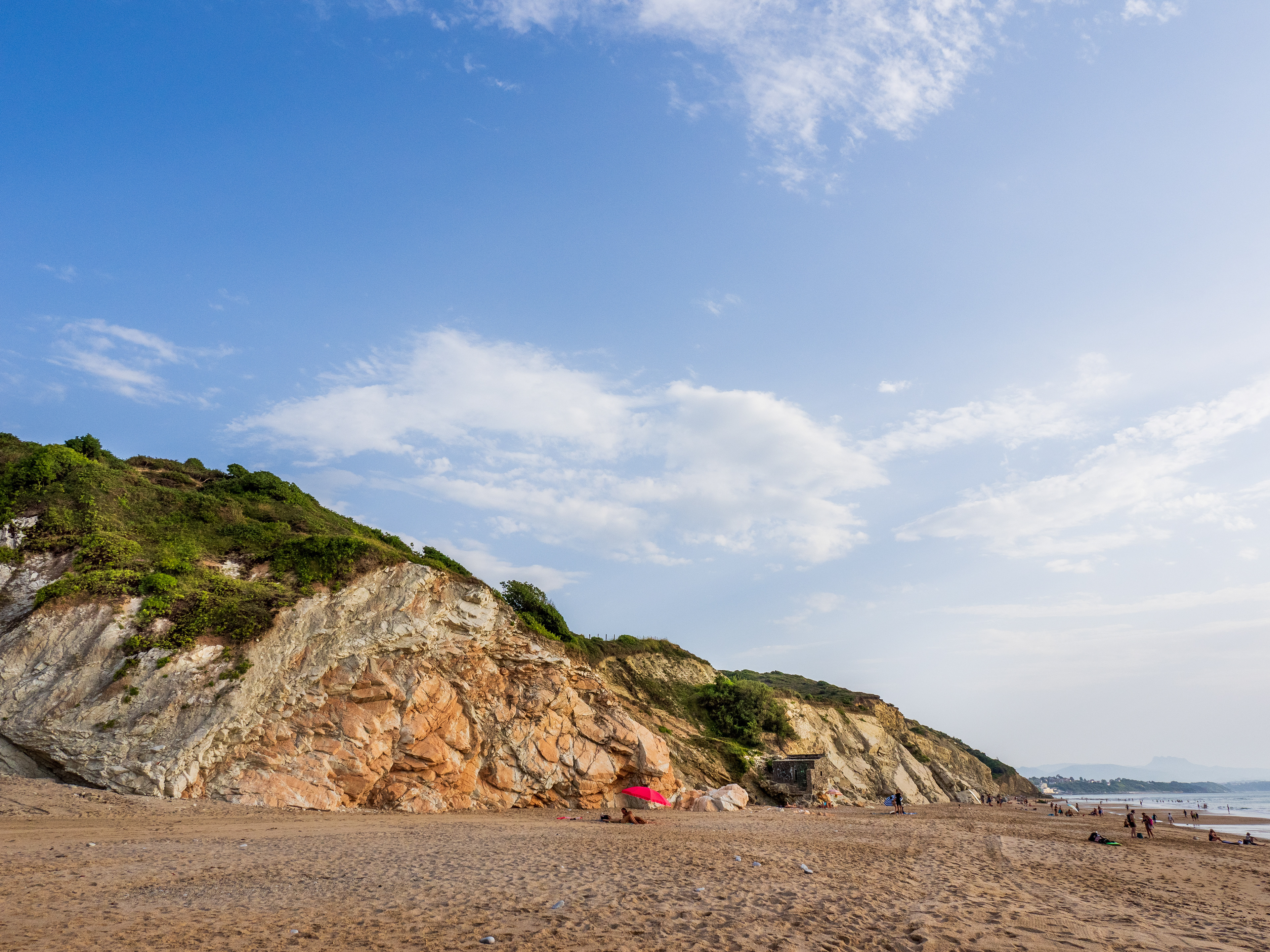 la plage est toujours tranquille même en saison