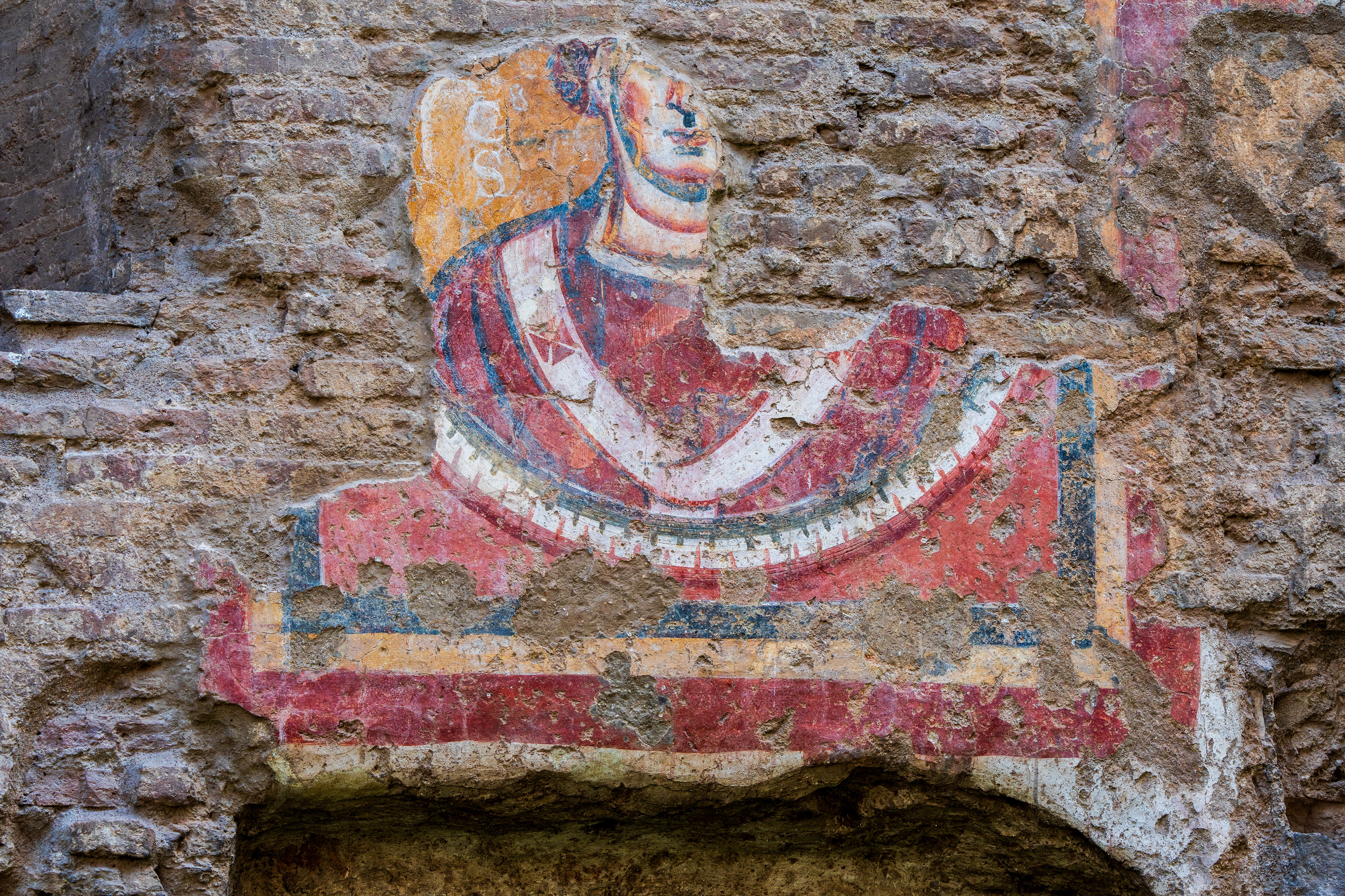 anciennes peintures, forum romain