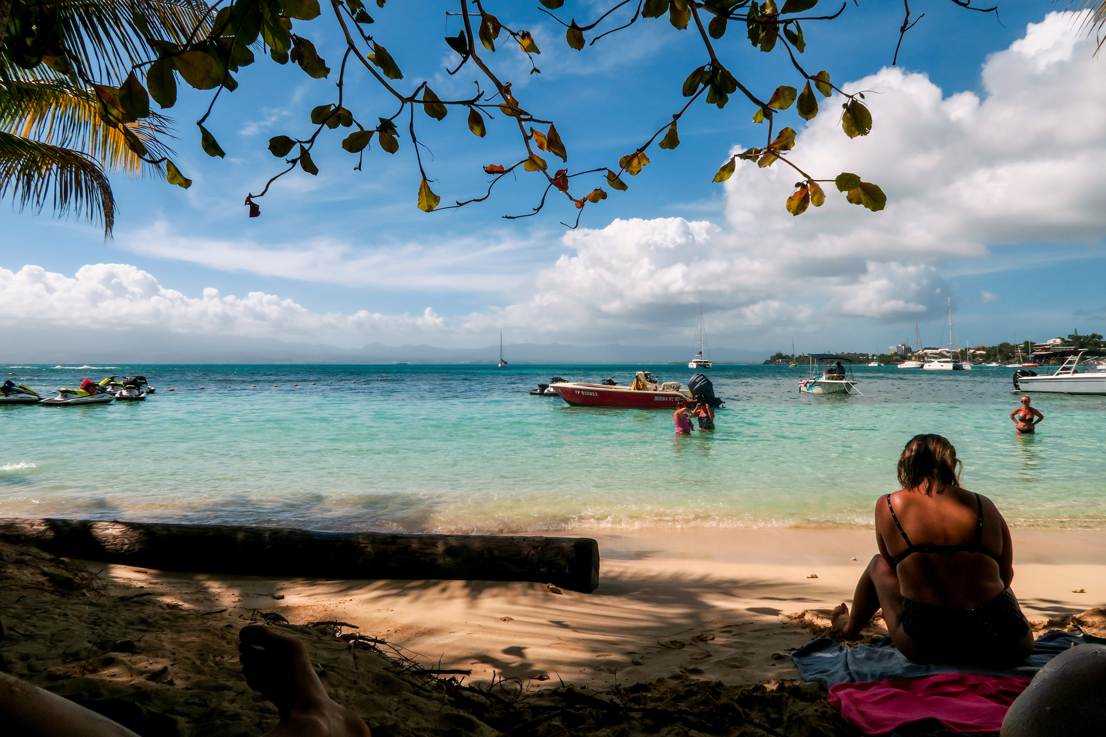 sur l'îlet du Gosier