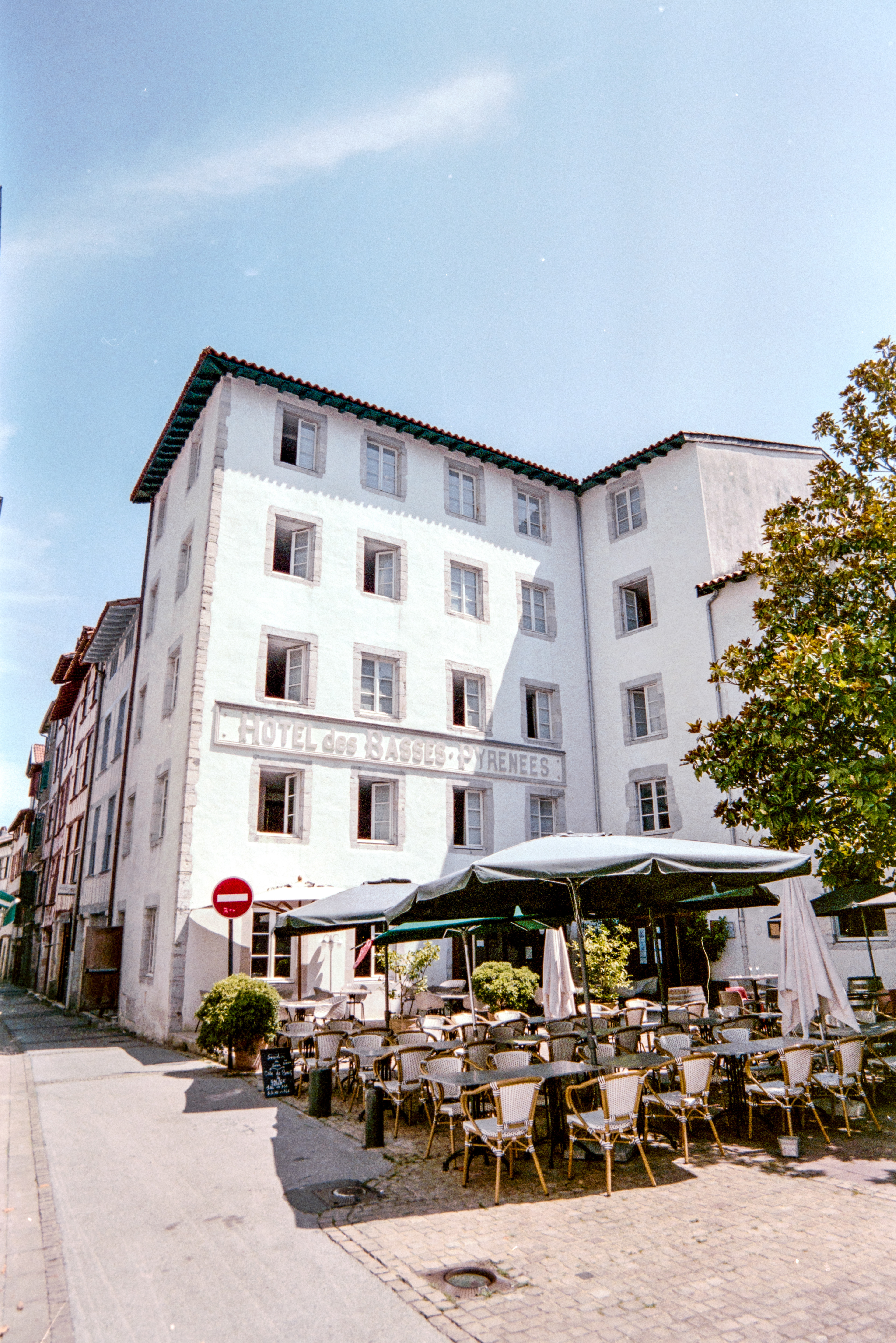 terrasse au soleil à Bayonne