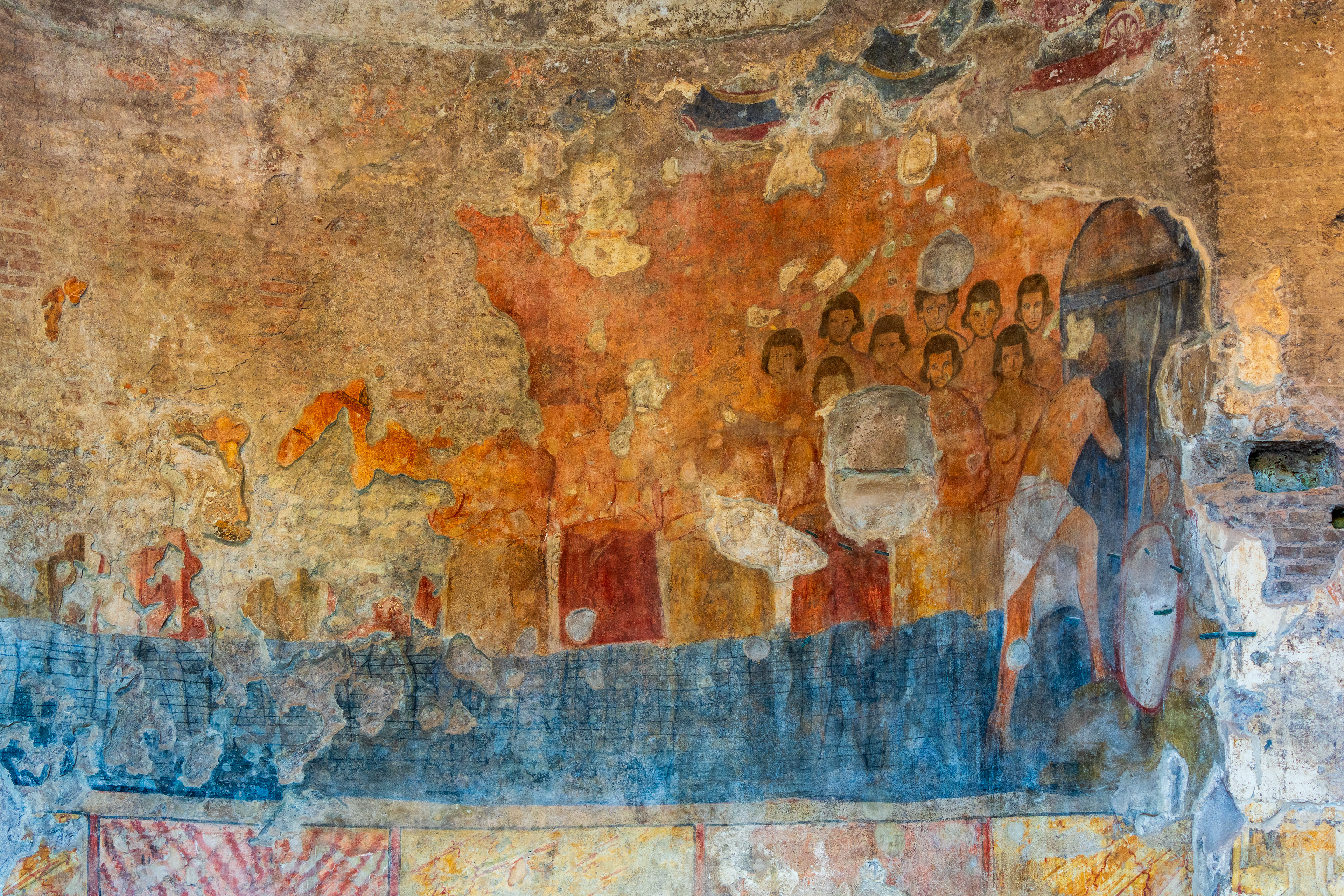 anciennes peintures, forum romain