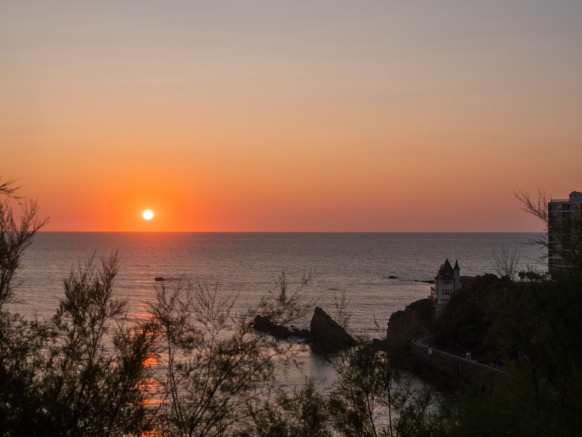 Coucher de soleil, juillet 2019