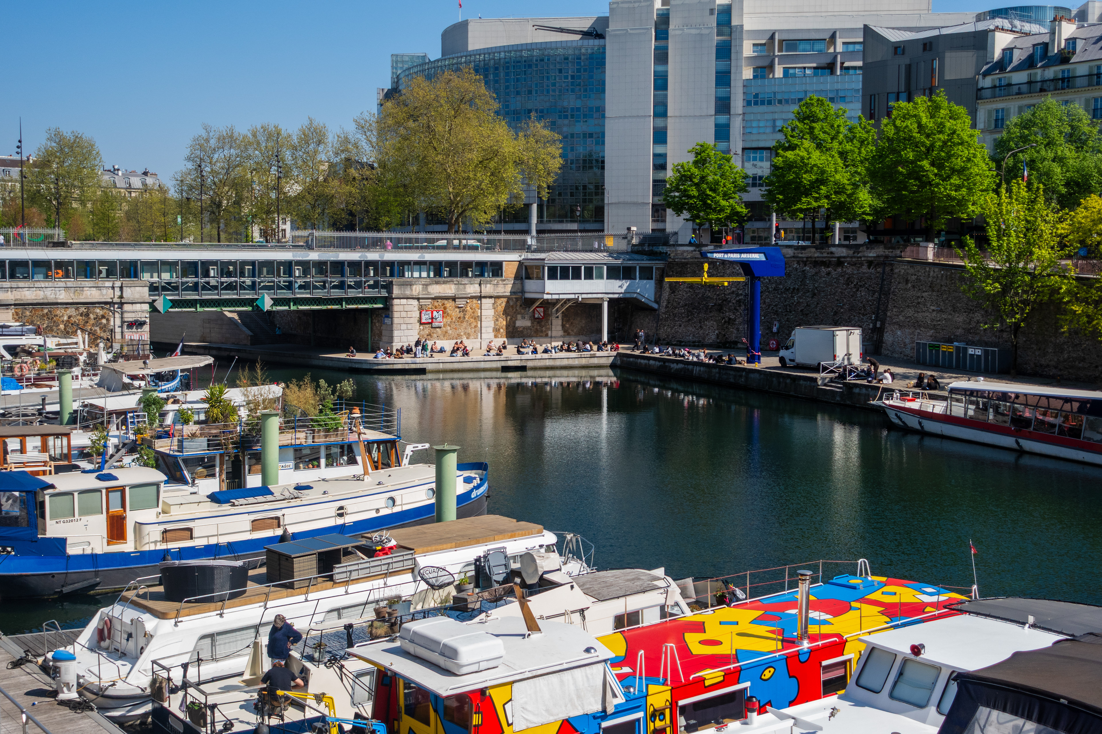 Le pont de la ligne 1