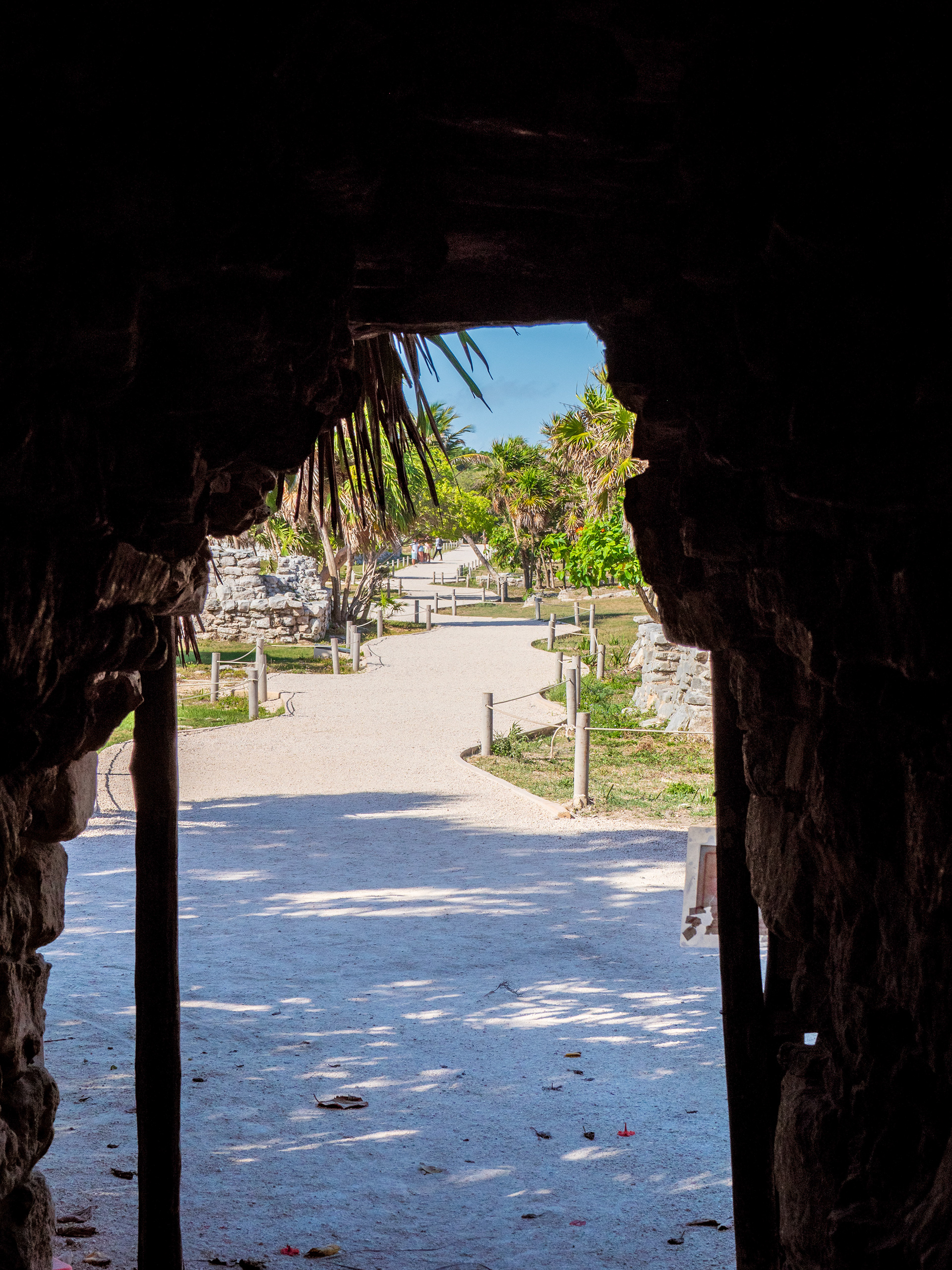entrée au niveau de la muraille