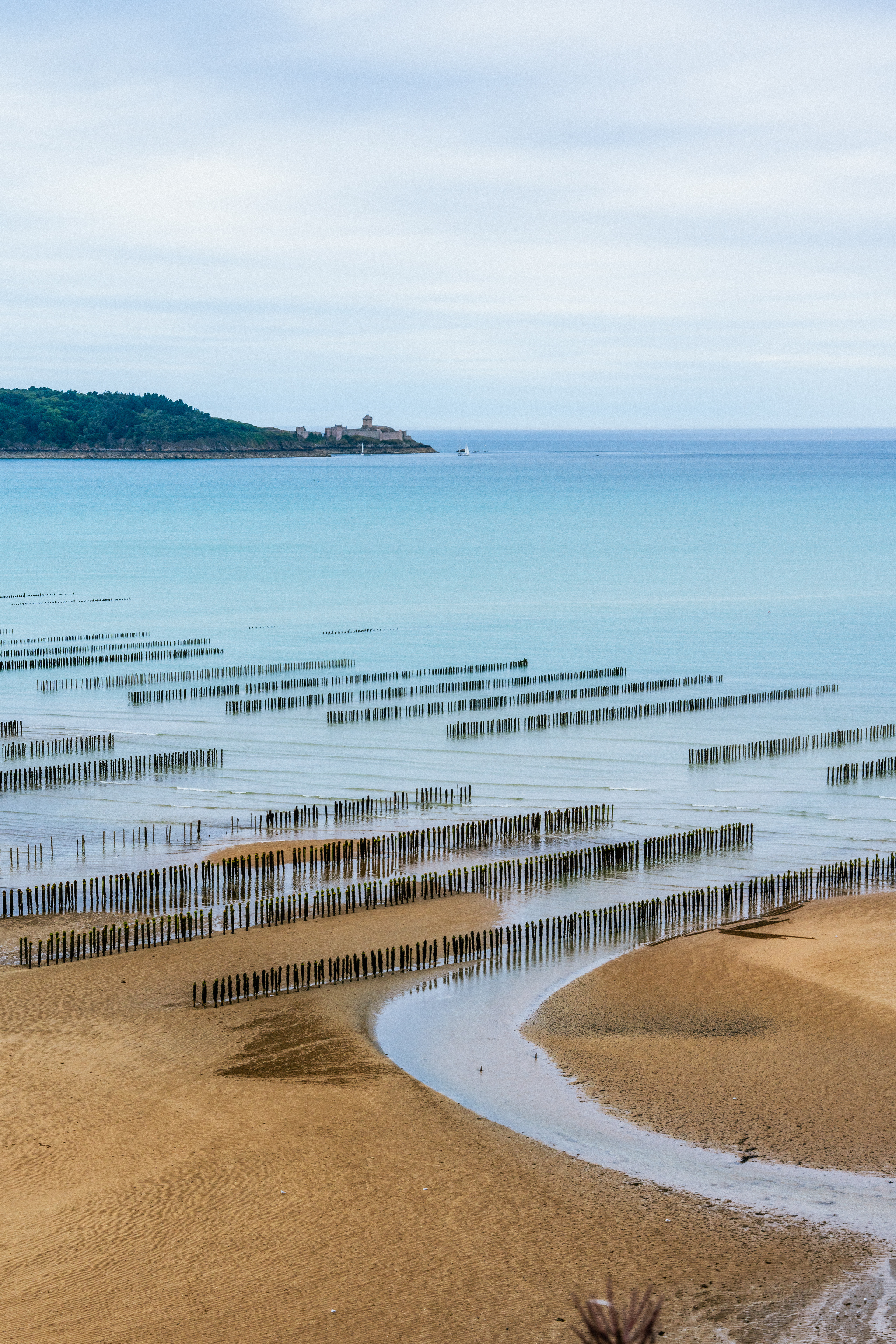 Elevage de moules et Fort La Latte