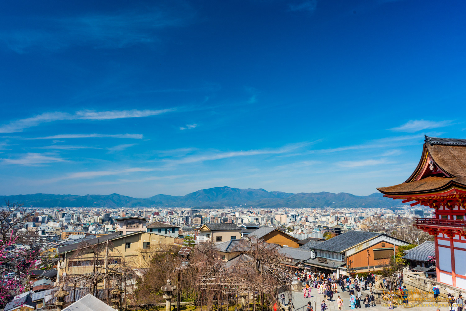 Vue sur Kyoto depuis le Kiyomizu Dera