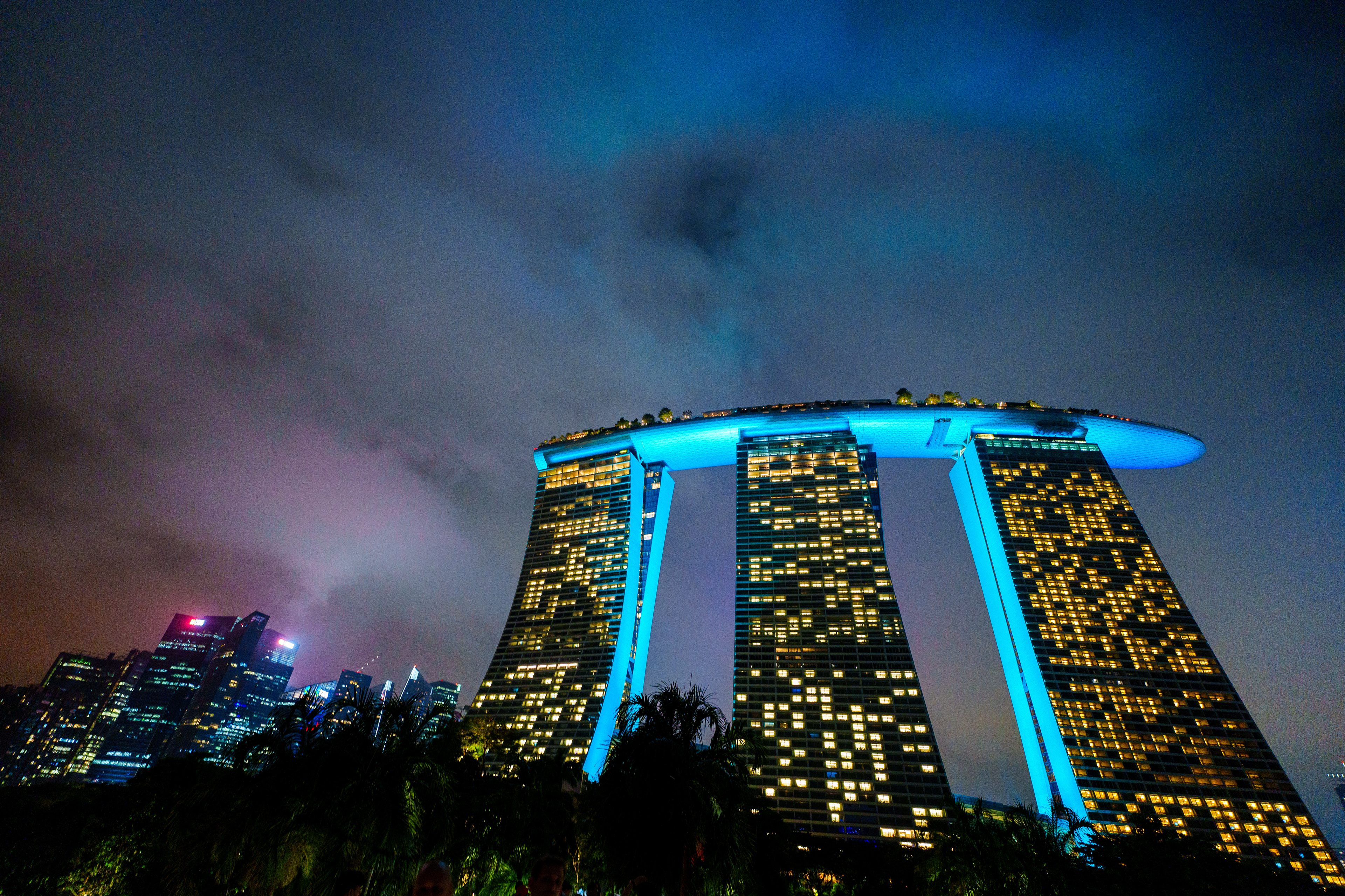 vu depuis Gardens of the bay