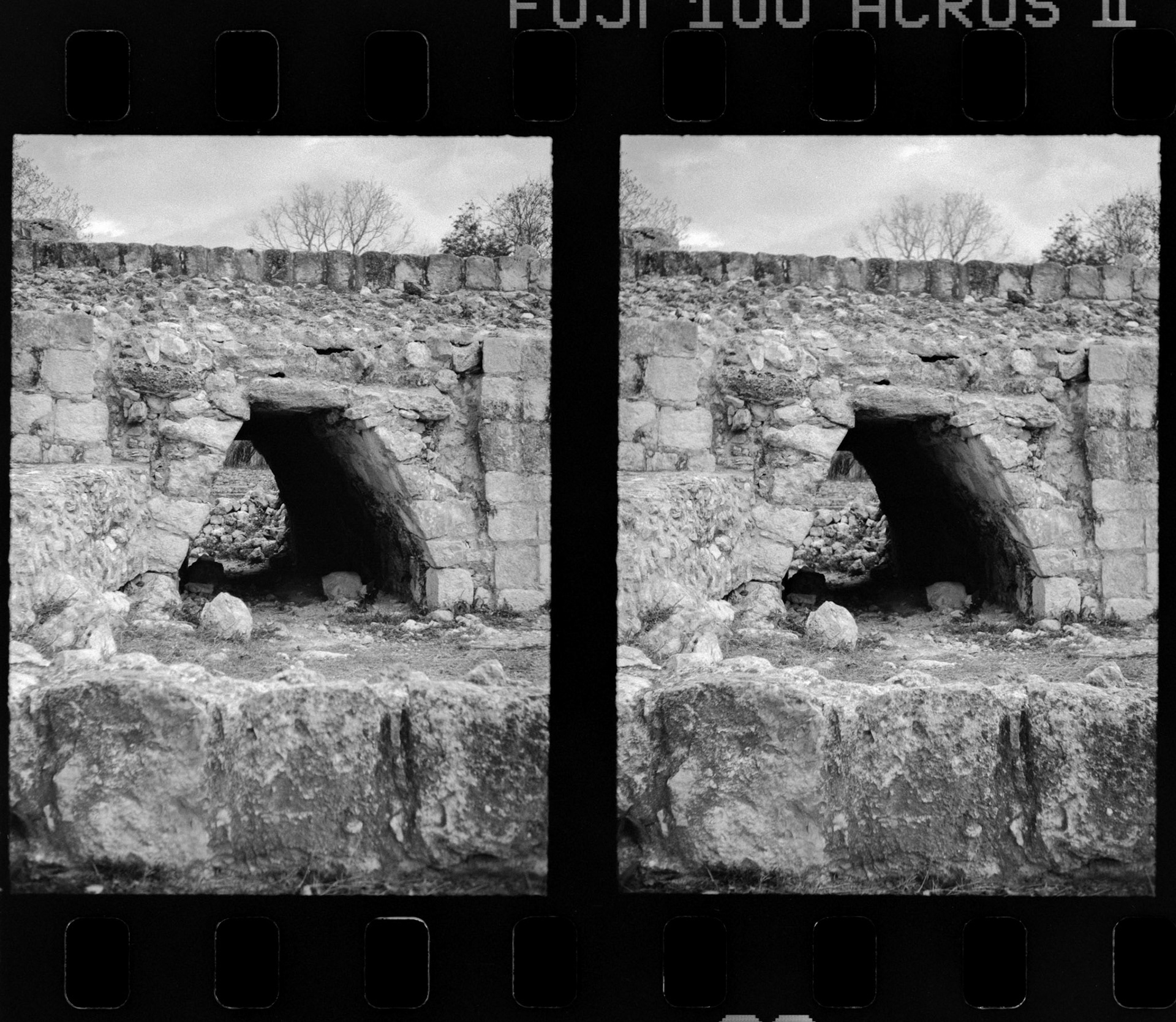 En argentique noir et blanc