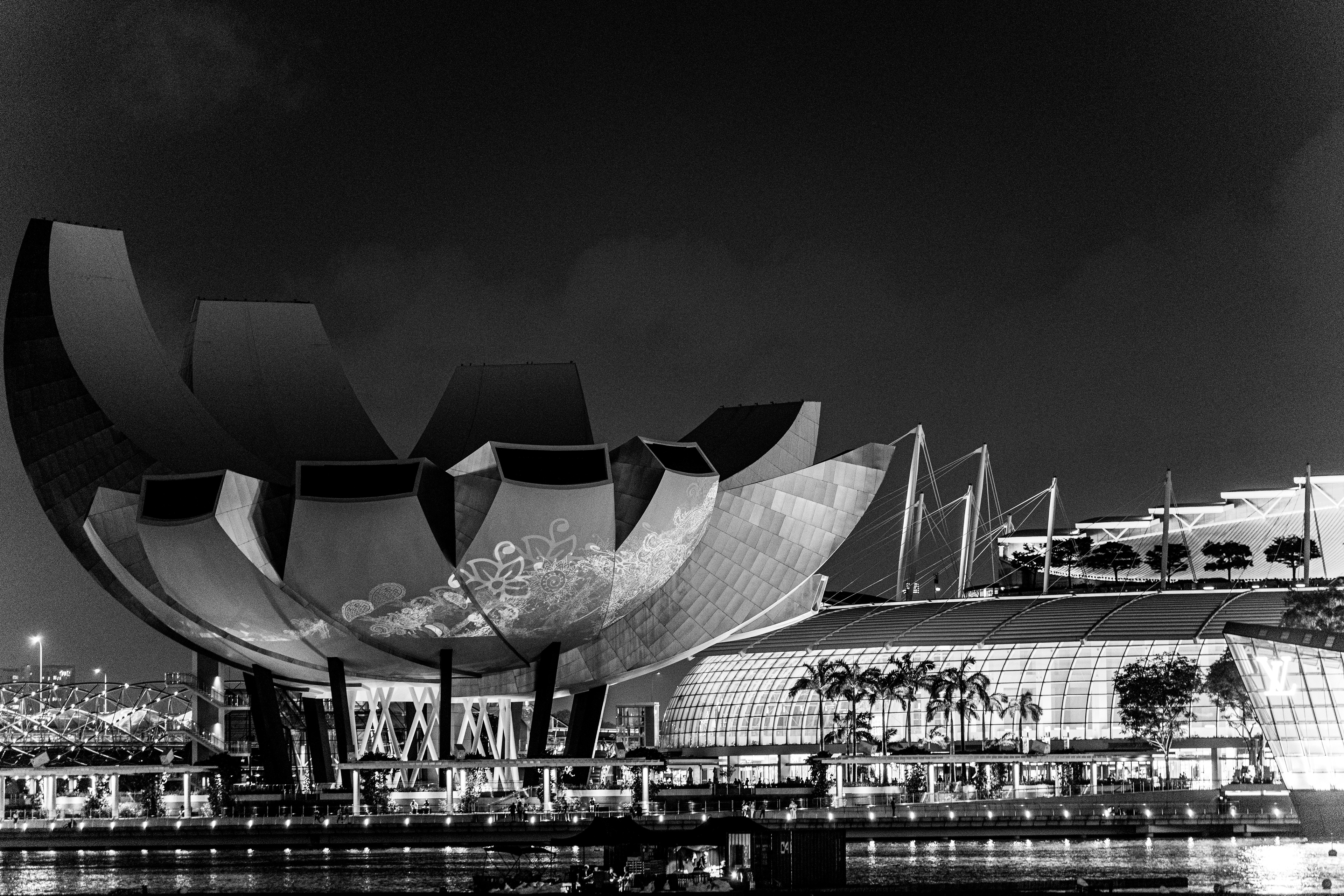 le ArtScience Museum est intégré à certains spectacles