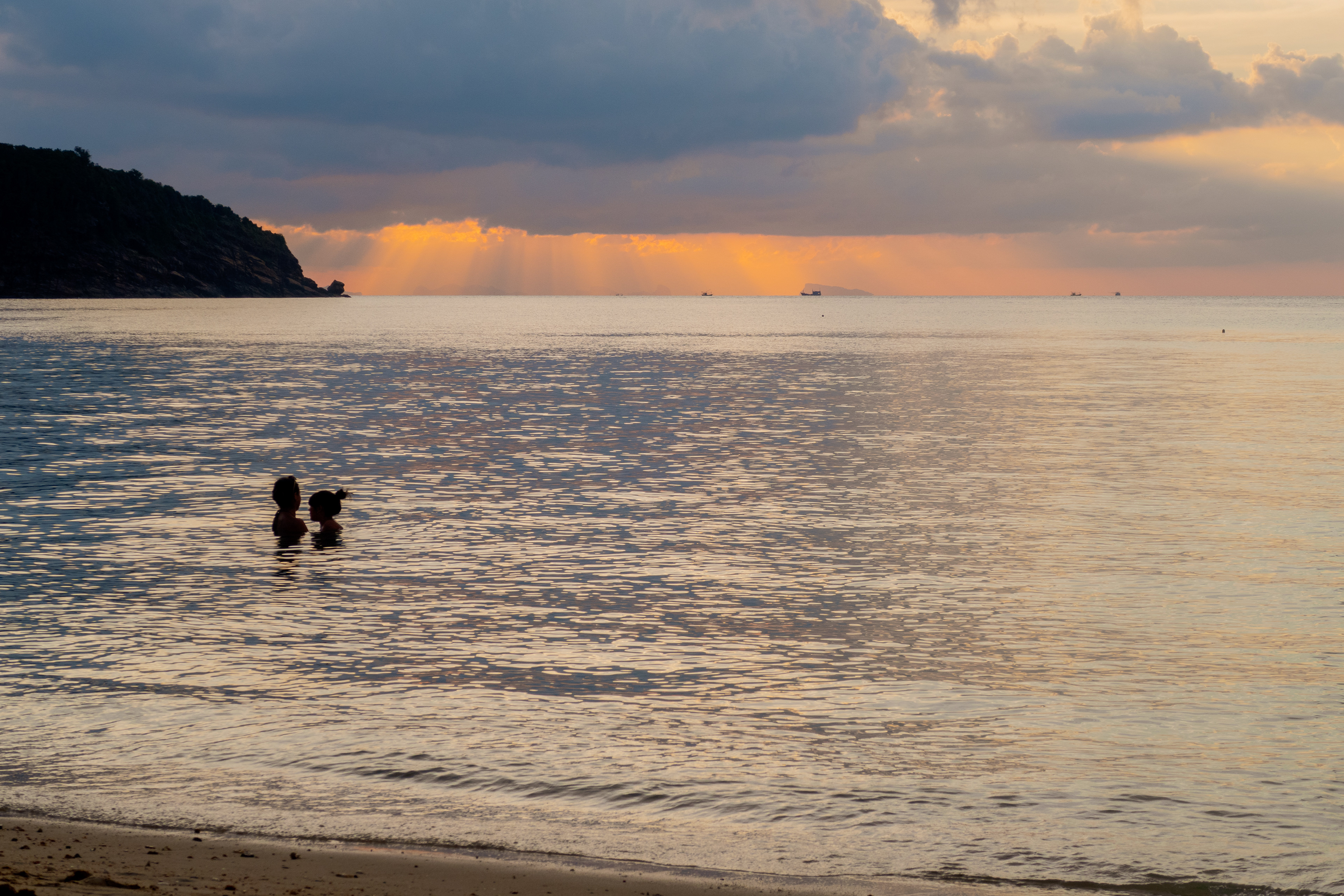 coucher de soleil nuageux, Thale Waek