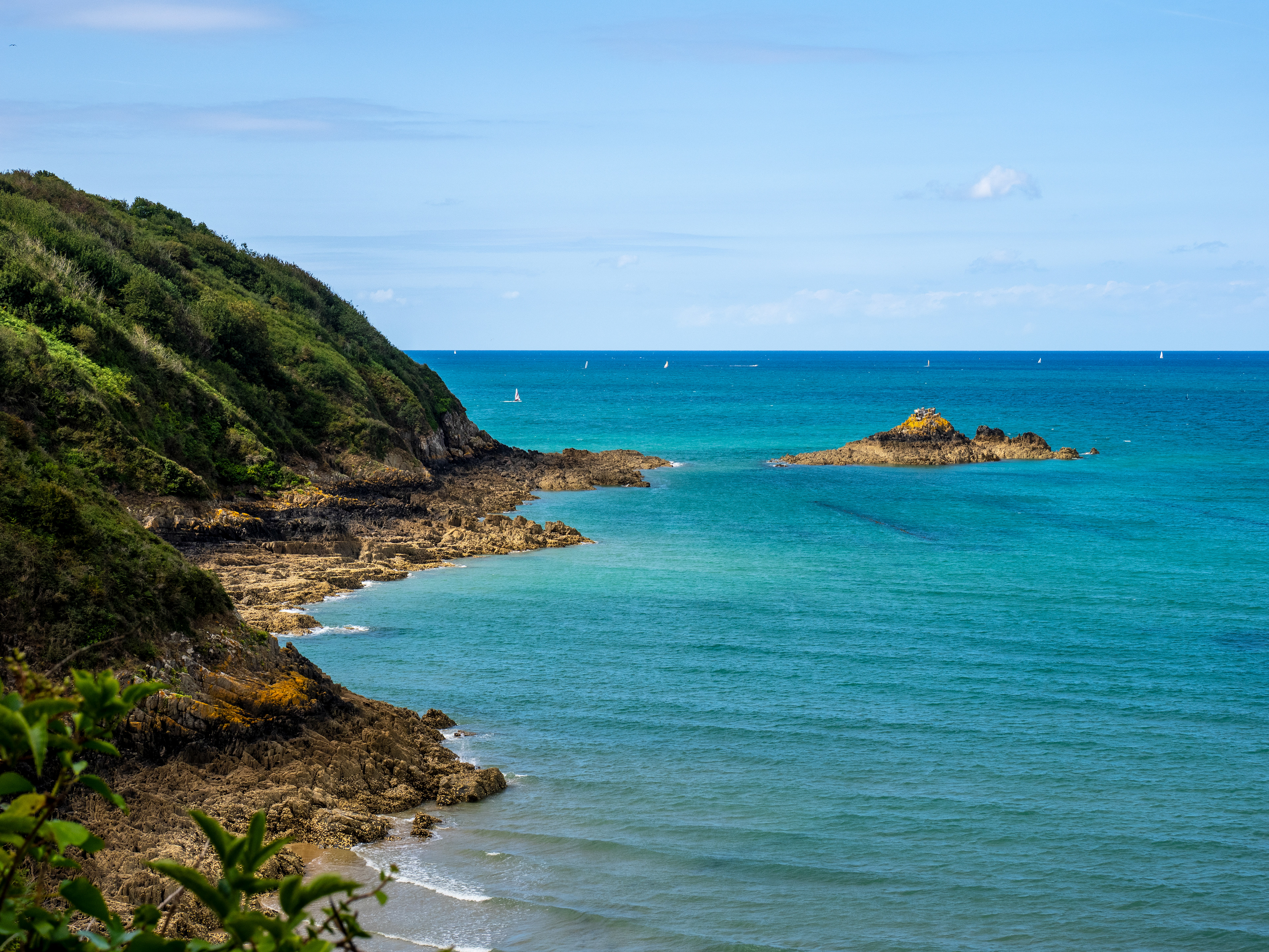 Vue du sentier des douaniers