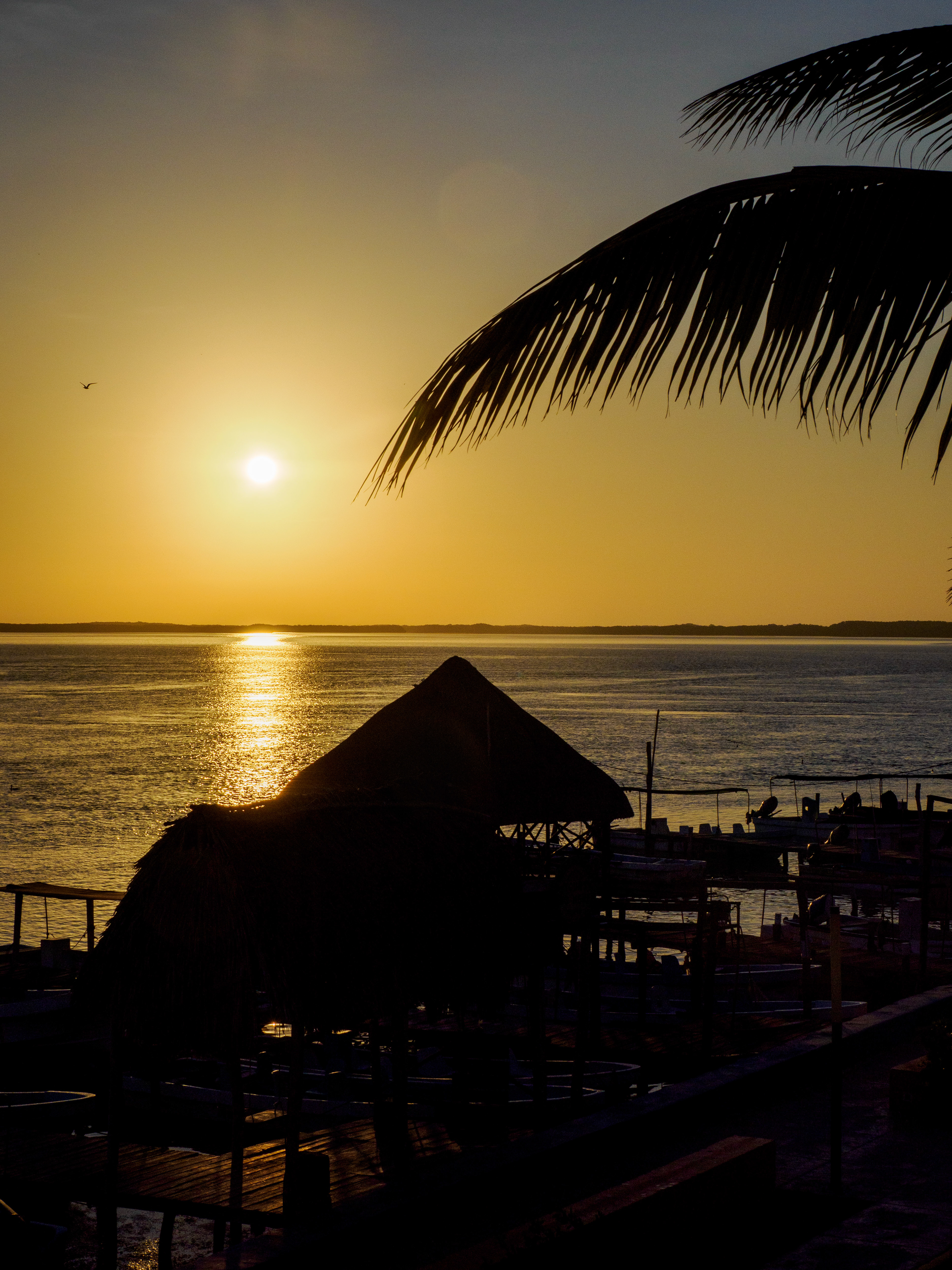 lever du soleil le jour de l'excursion sur le lagon