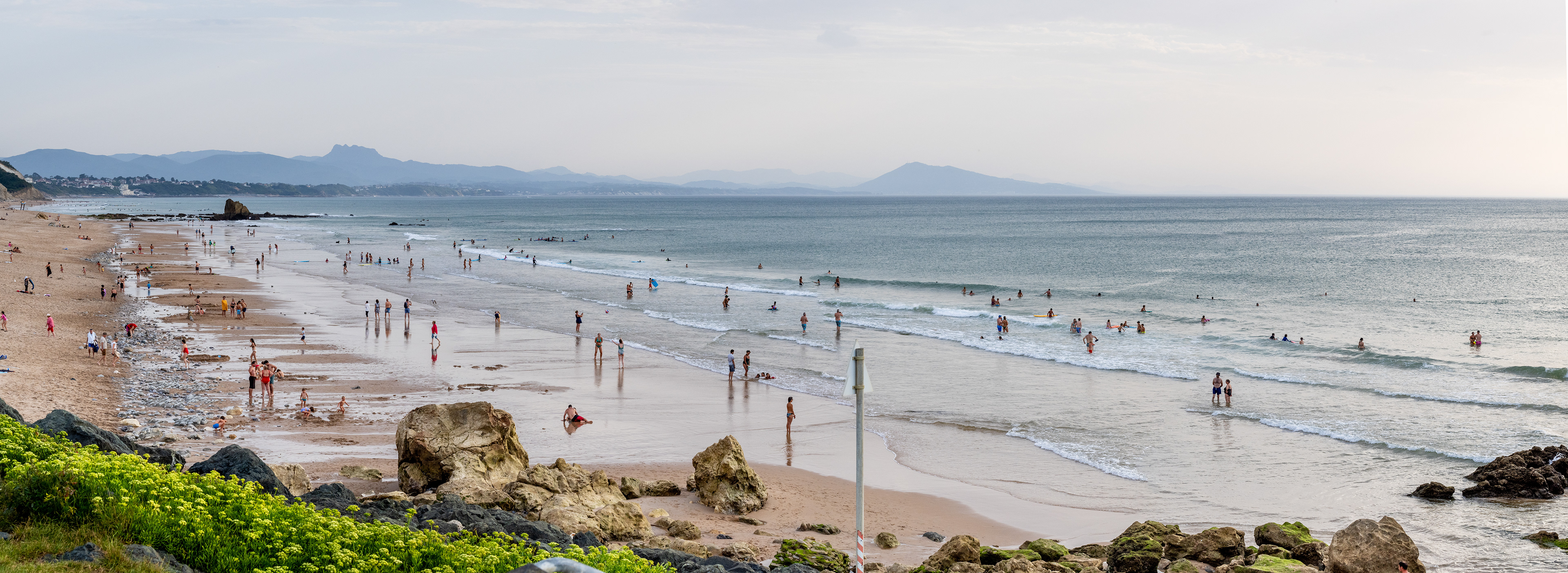 Plage d'Ilbarritz. Panorama