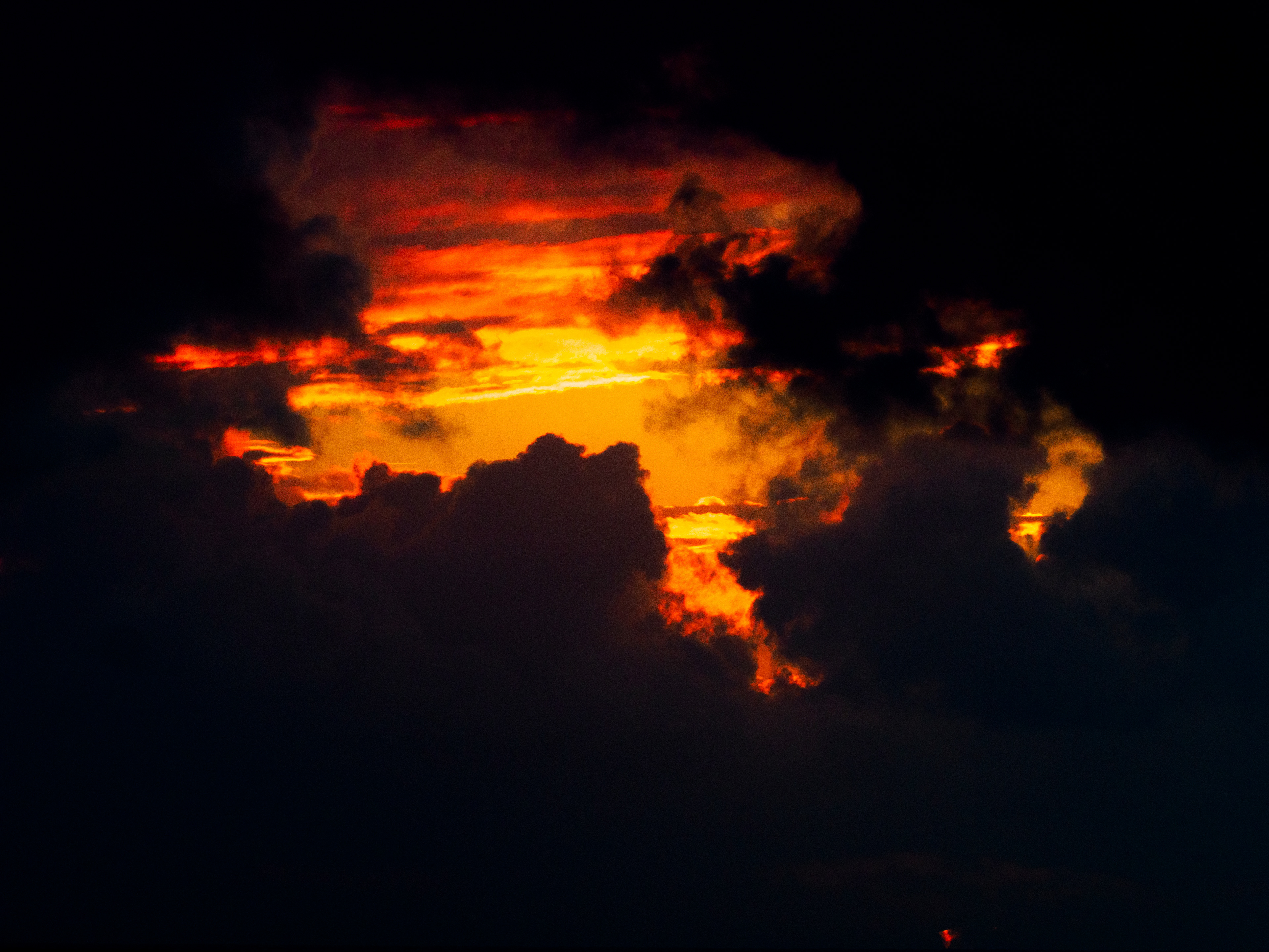Le coucher su soleil à Biarritz