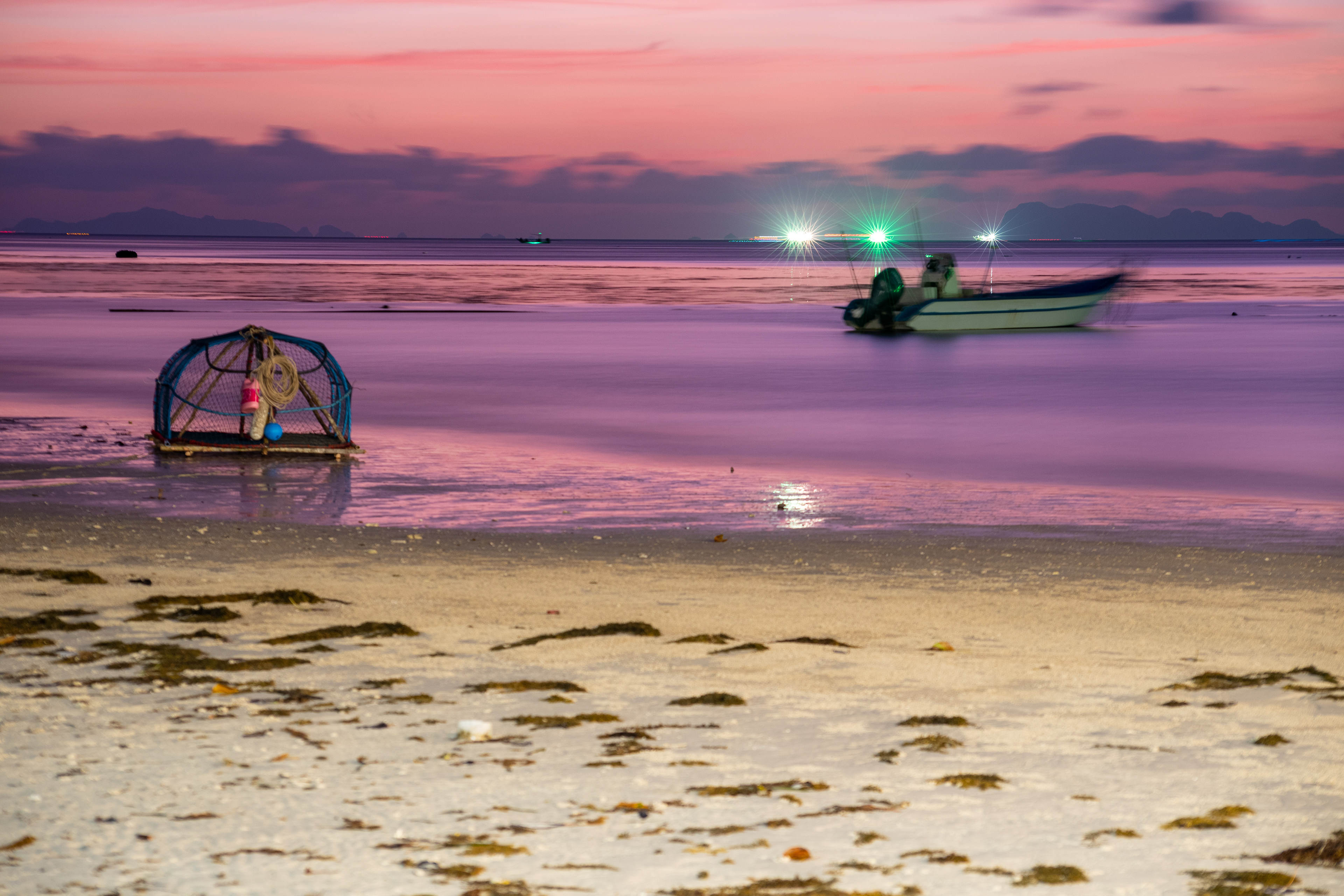 Haad Yao au coucher du soleil