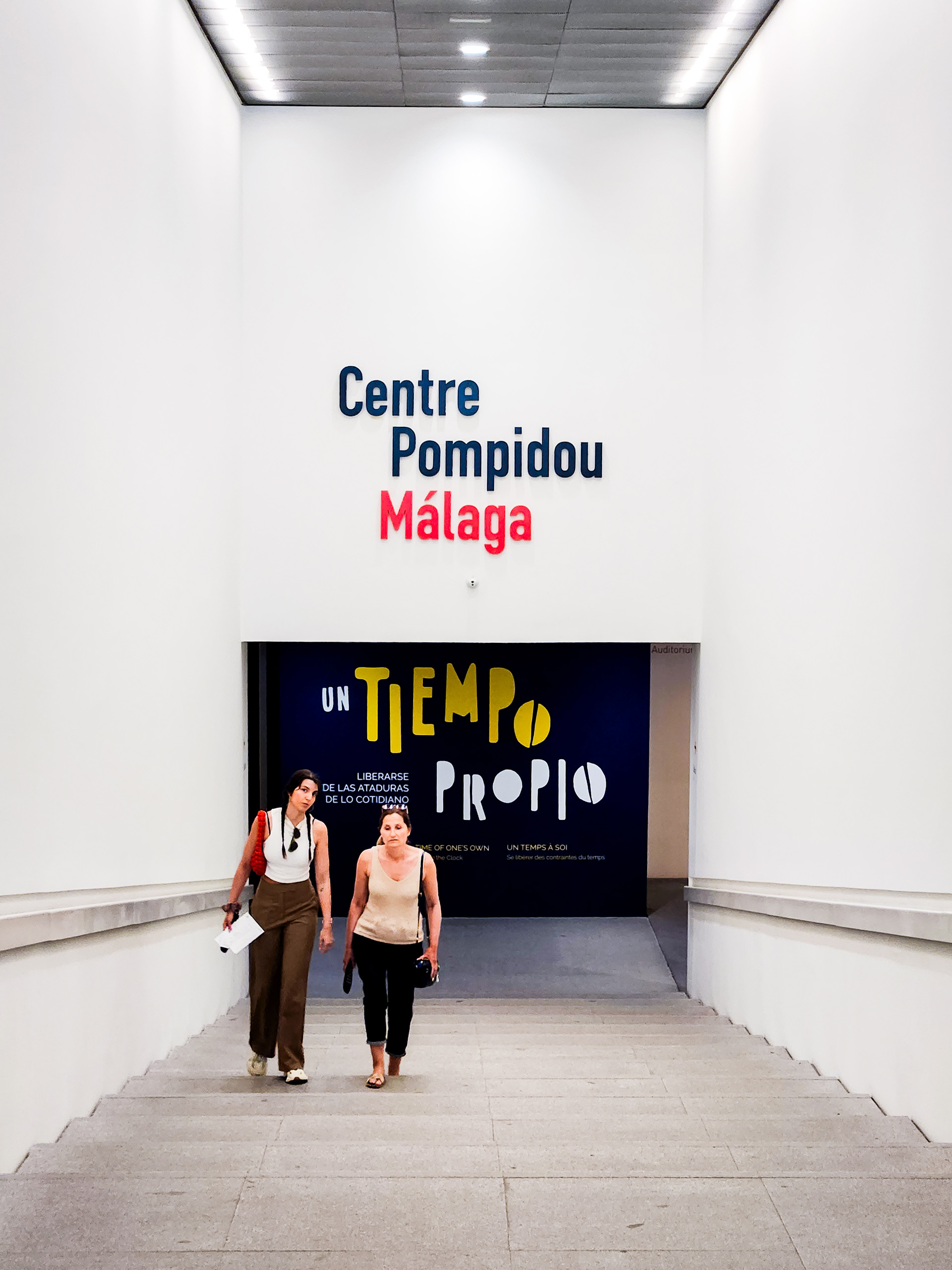 A l'intérieur du musée Pompidou Málaga