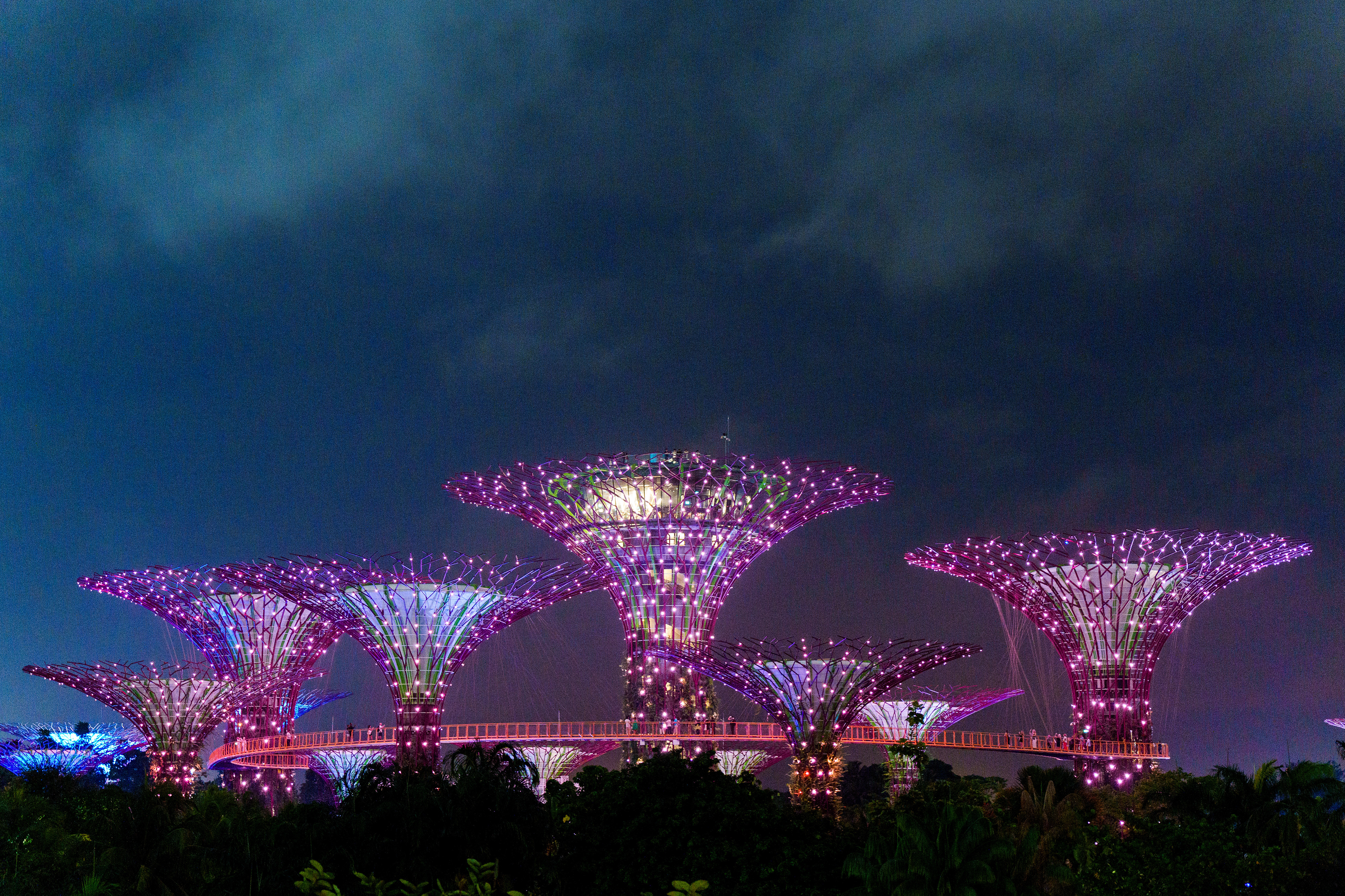 Show nocturne , point de vue gratuit