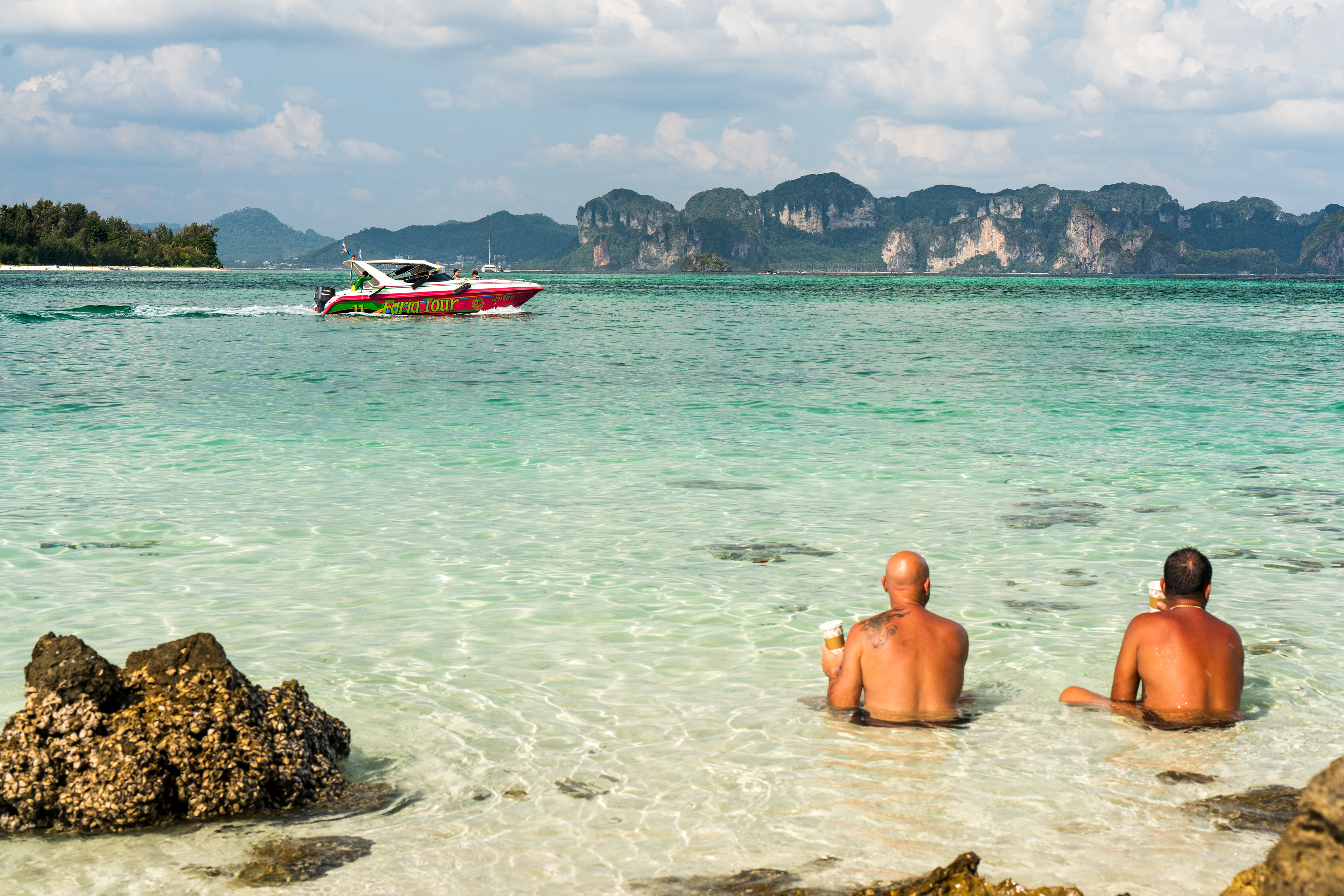 touristes et Railay