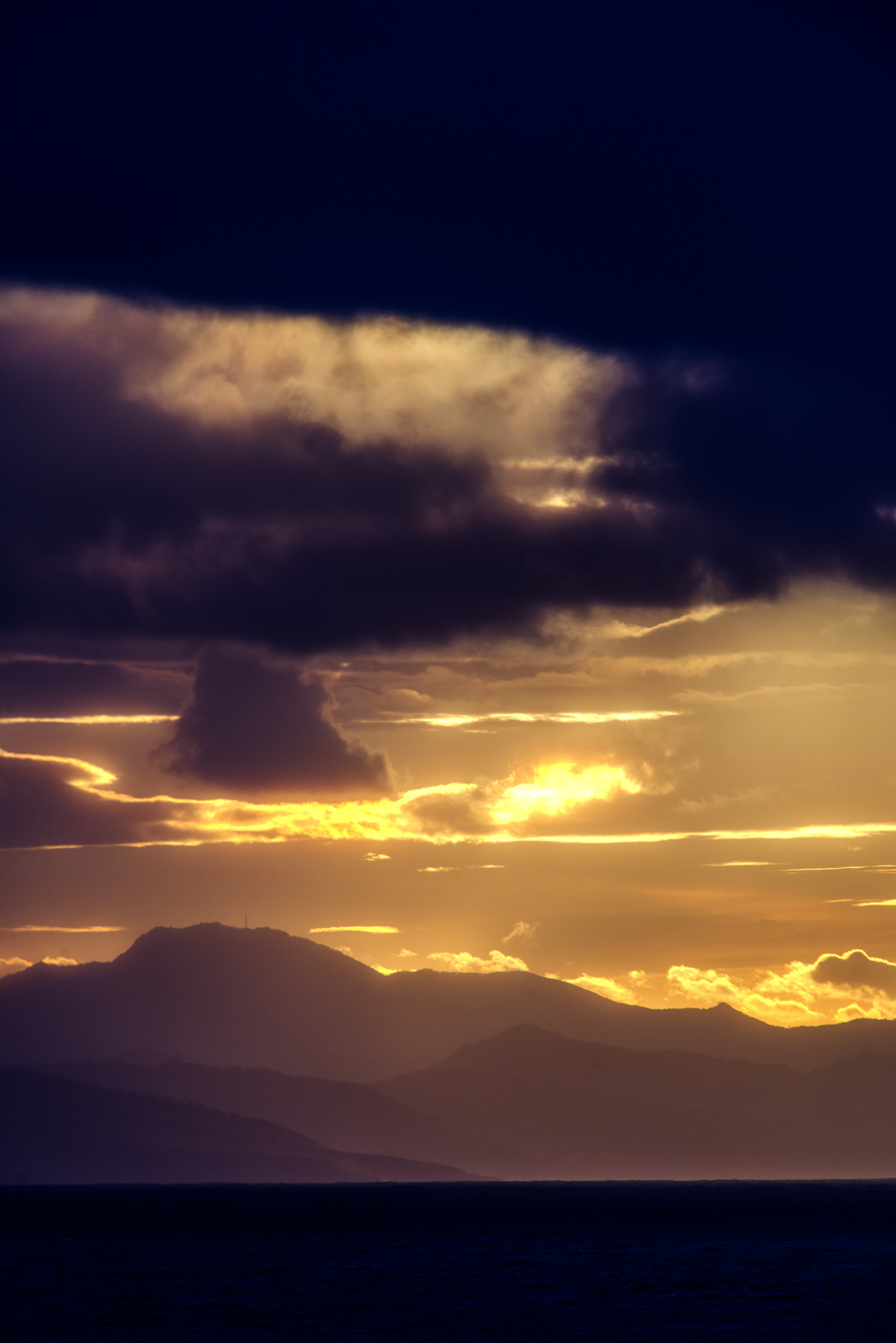 Coucher de soleil sur les Pyrenées