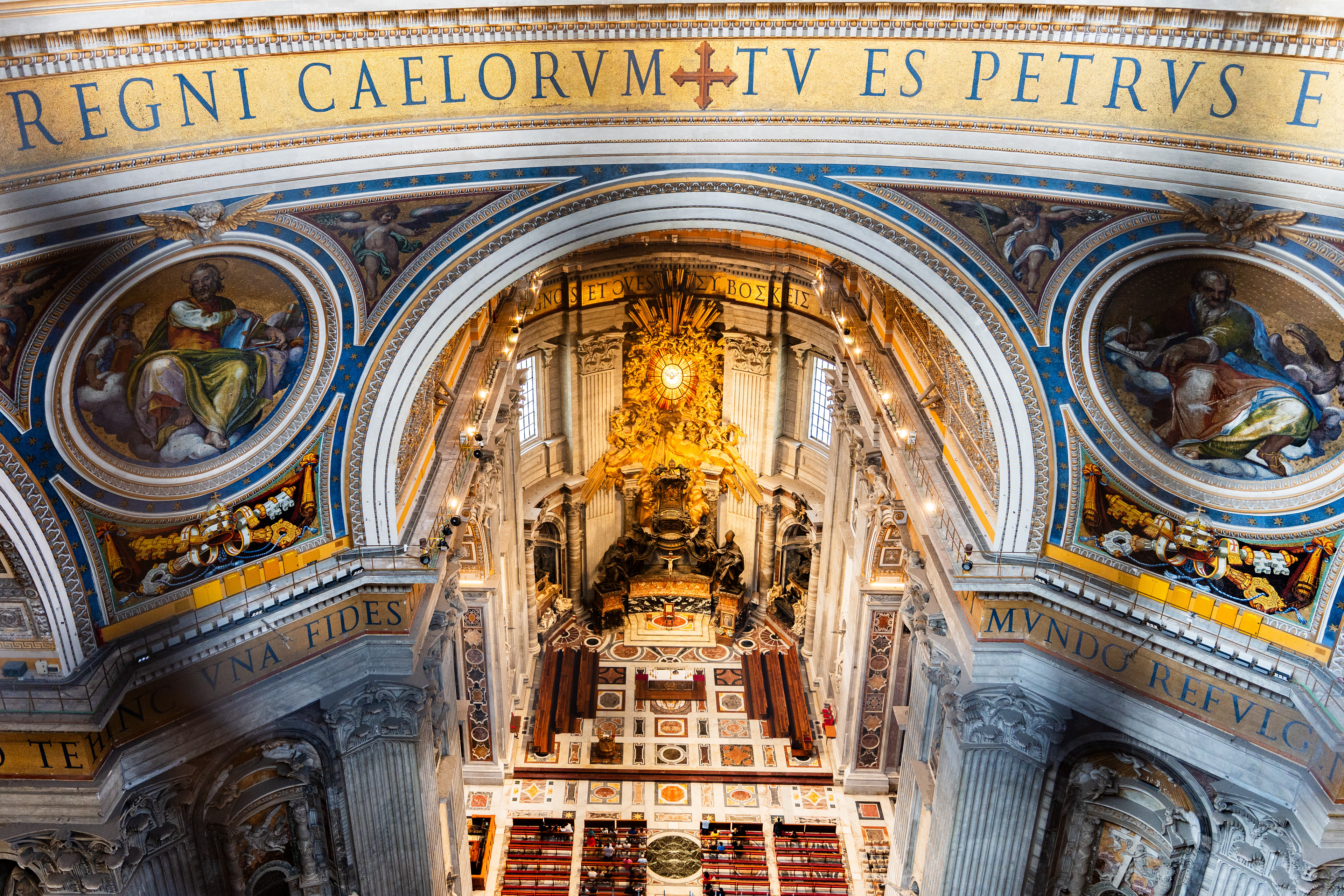 Abside de la Basilique Saint Pierre, vue d'en haut