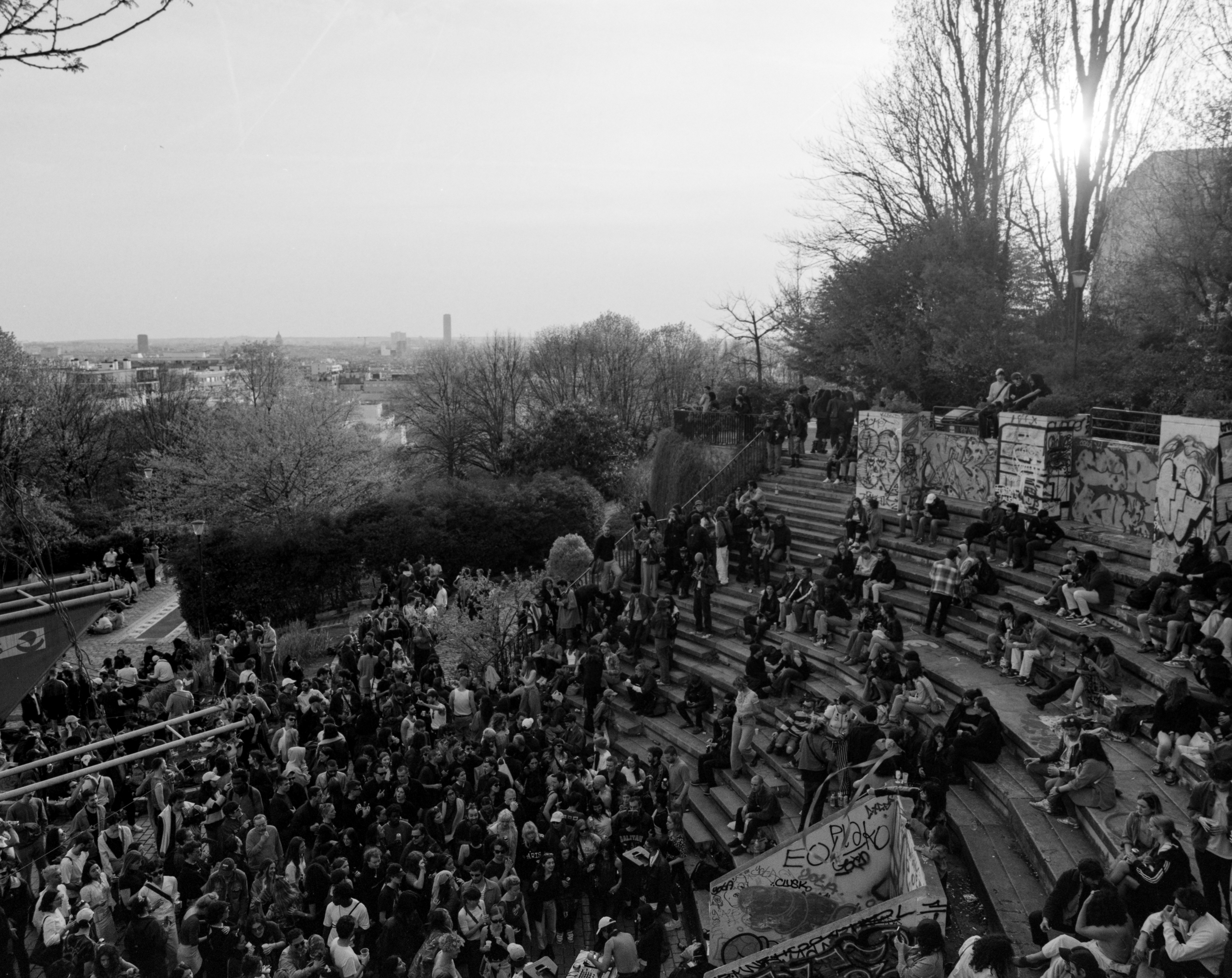 Le parc de Belleville