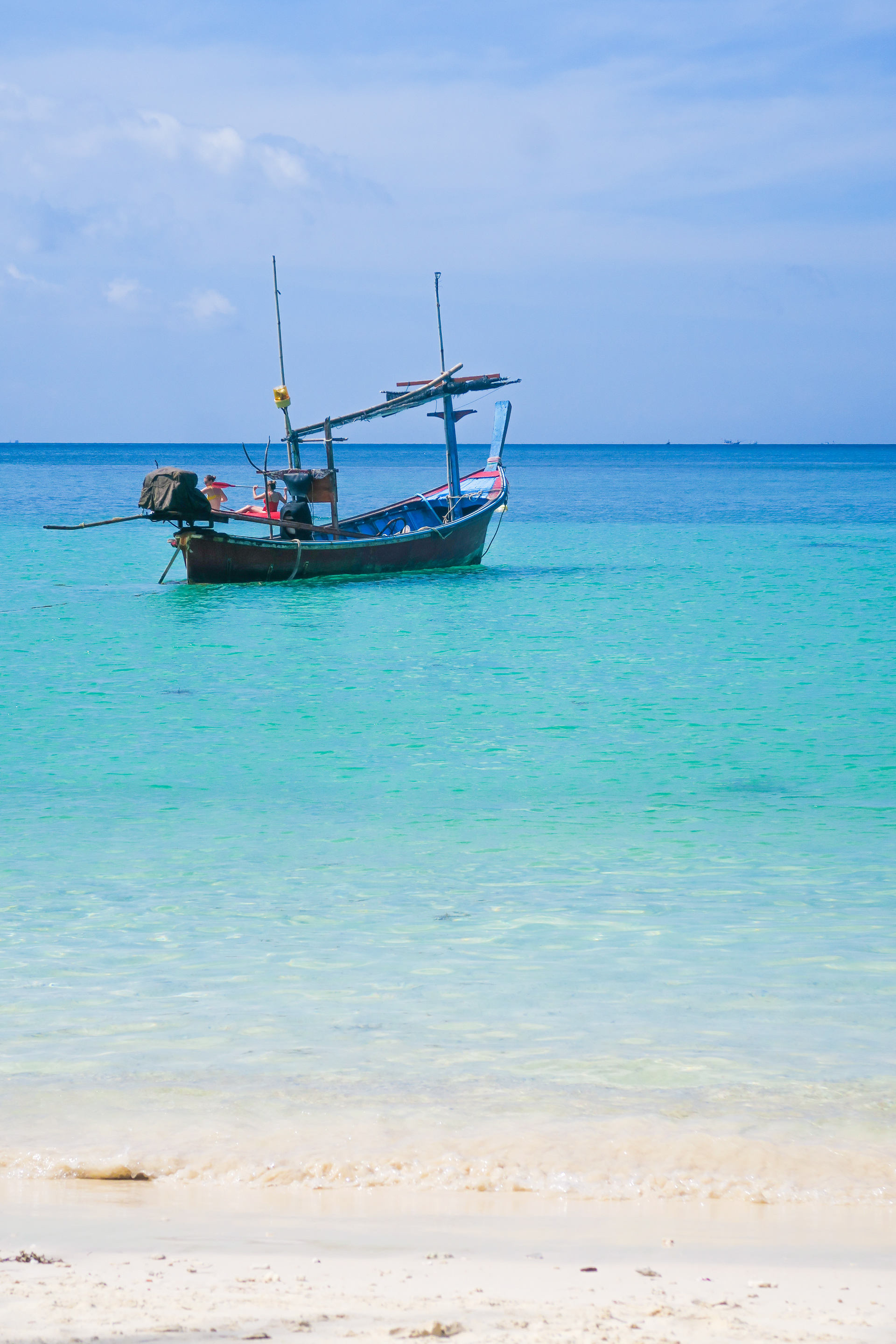 bateau de pêche, salad Beach