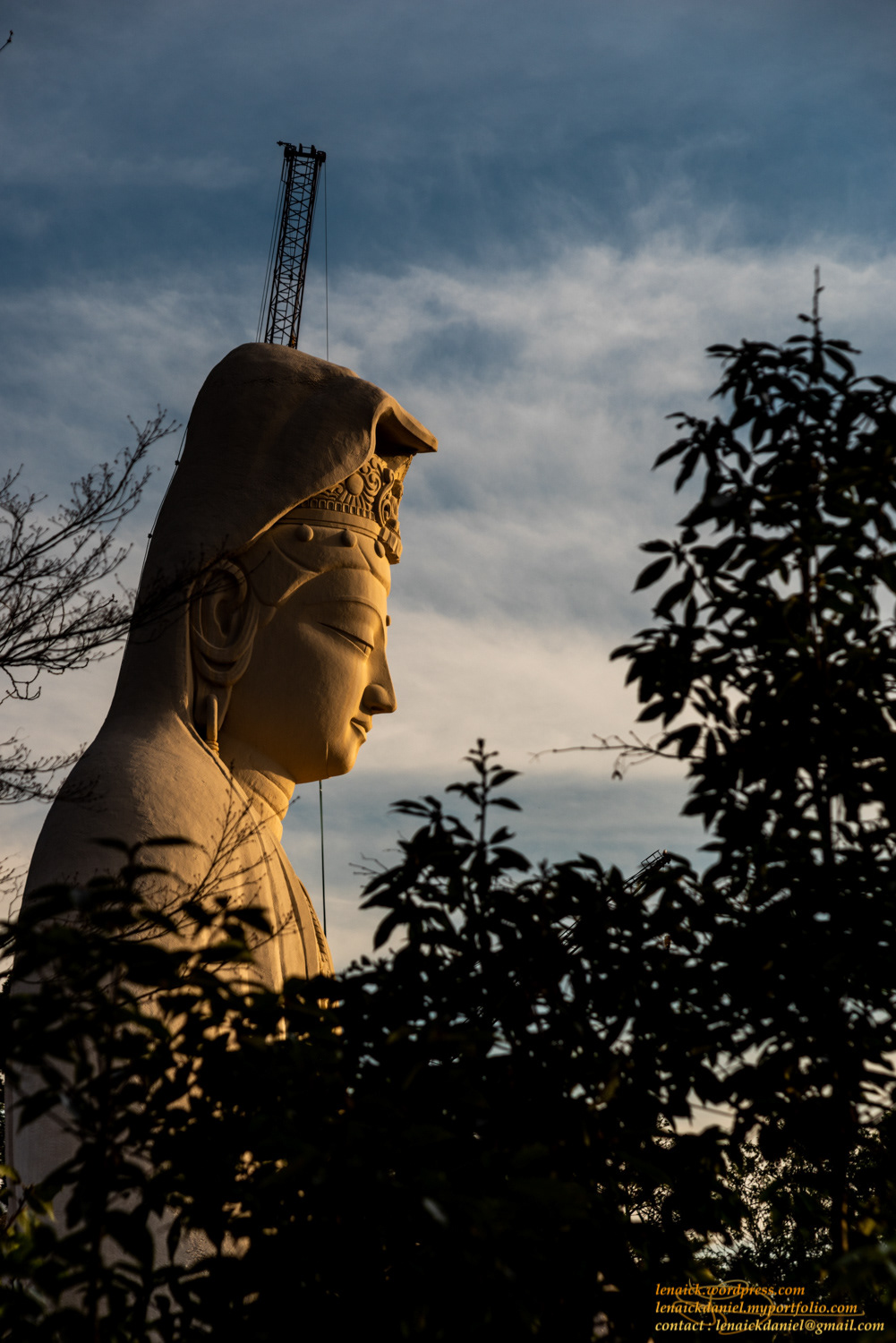 Ryozen Kannon vu du jardin du temple Kodaiji