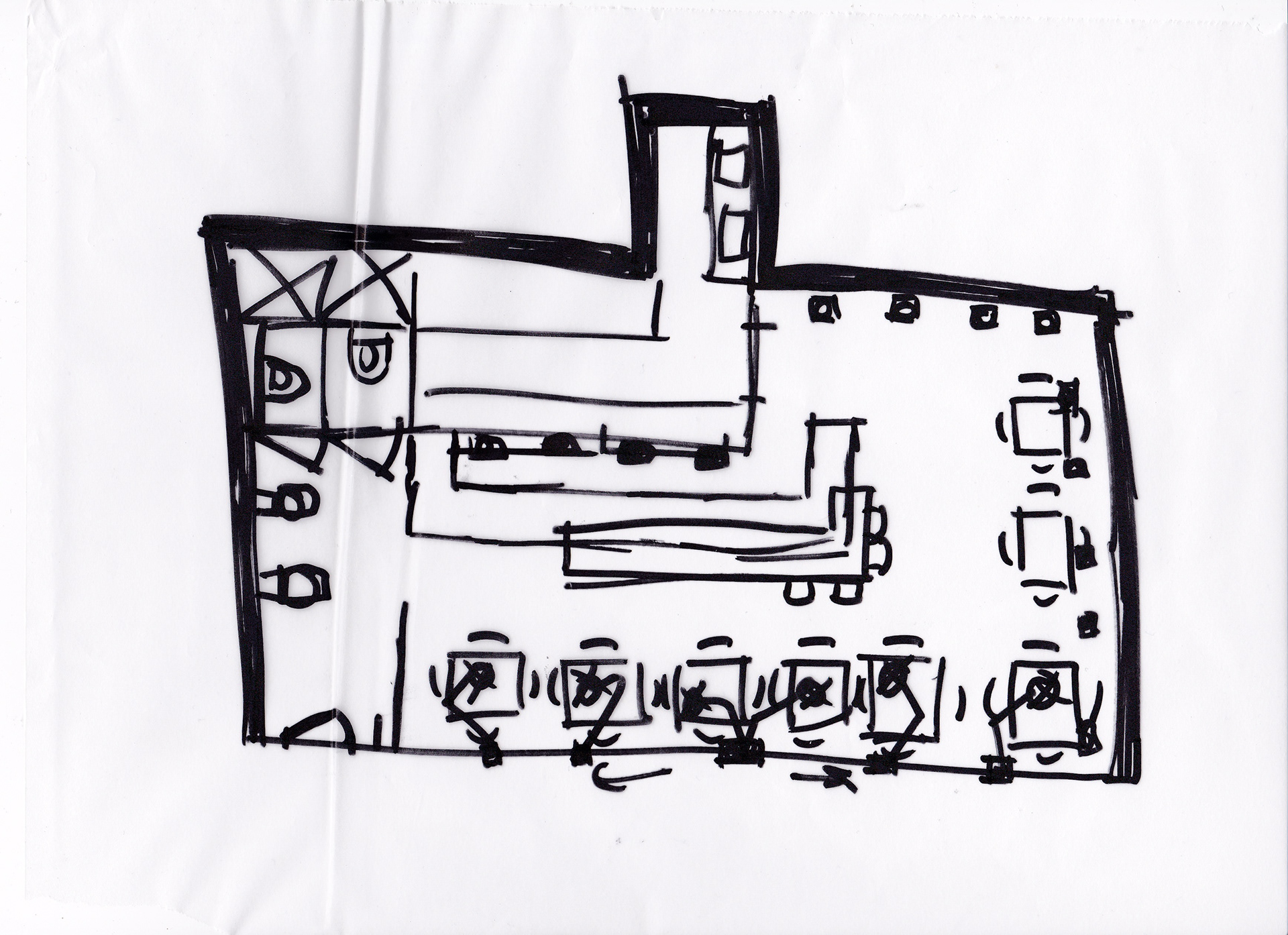 Floor plan sketch