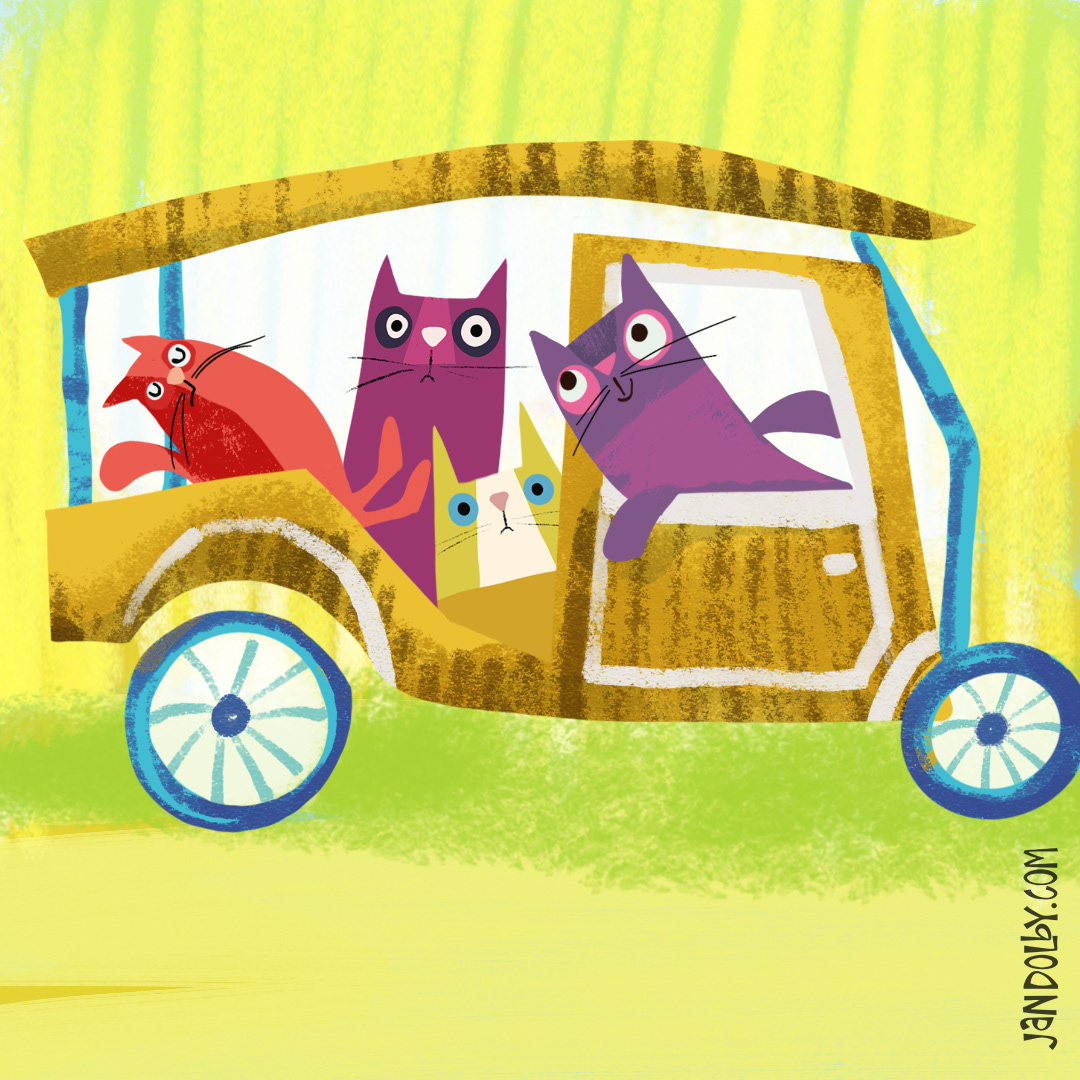Cats in Asia by Jan Dolby