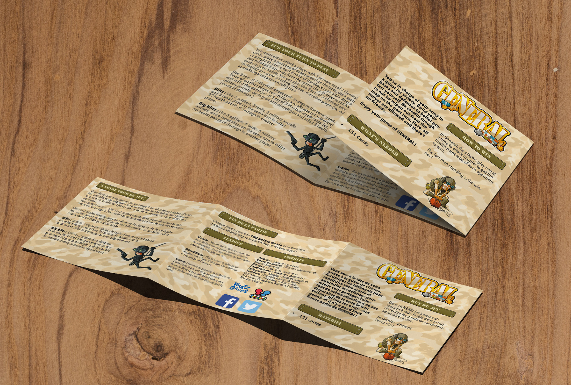 Jeux de société Le Général — Réalisé pour Twinibro @https://fr.twinibro.com/ Illustration réalisé par Mathieu Beaulieu https://mathieubeaulieu.com/