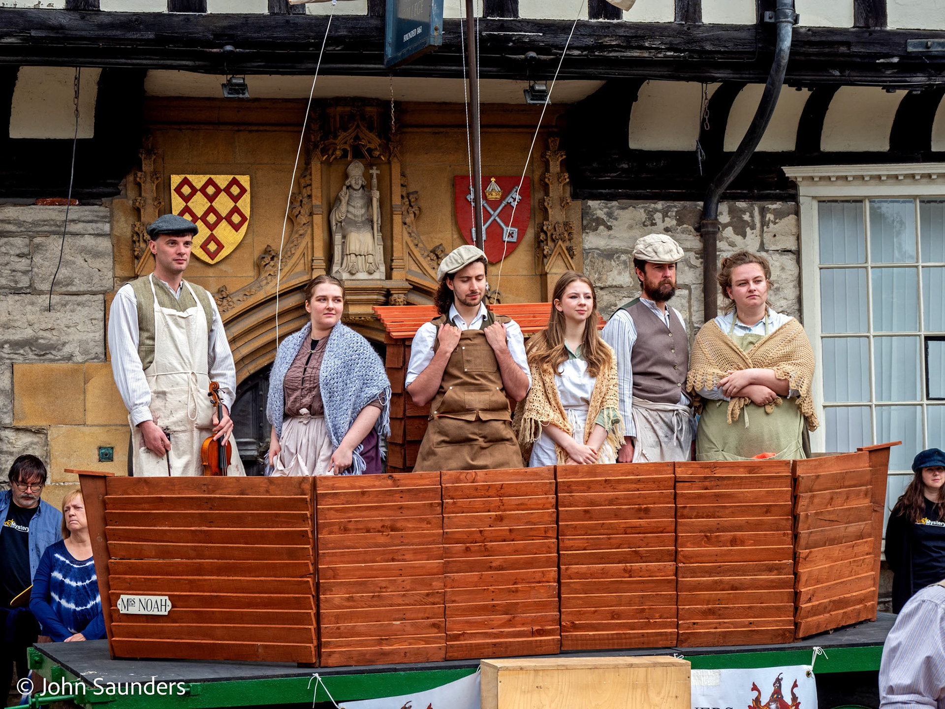 The Building of the Ark and the Flood - College Green