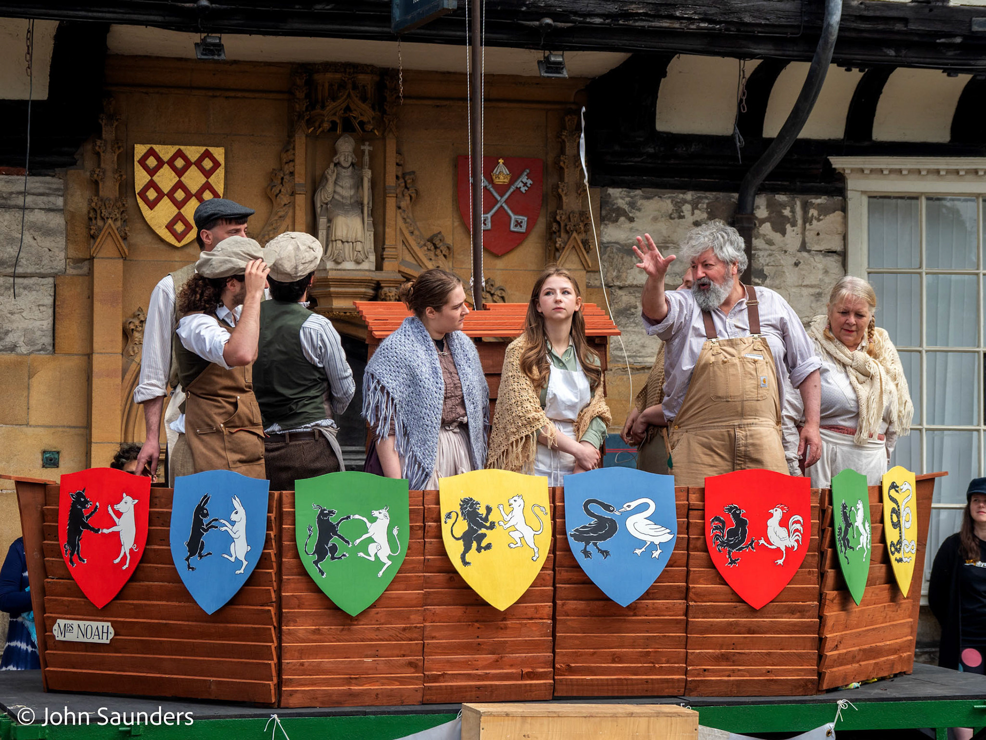 The Building of the Ark and the Flood - College Green