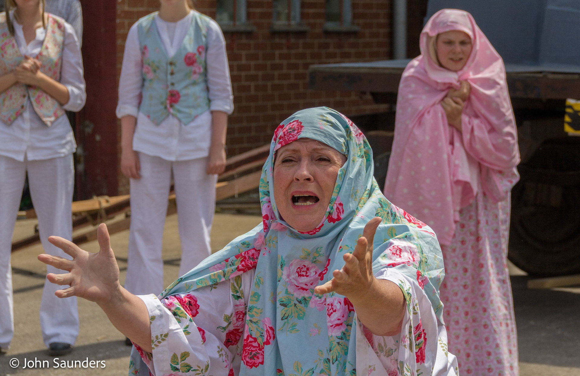 The Woman taken in Adultery, dress rehearsal