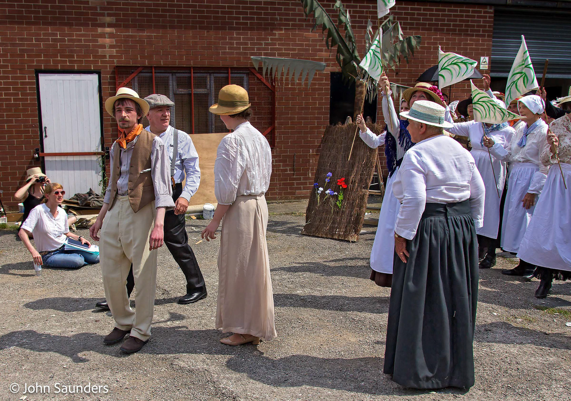 Christ's Entry into Jerusalem, dress rehearsal