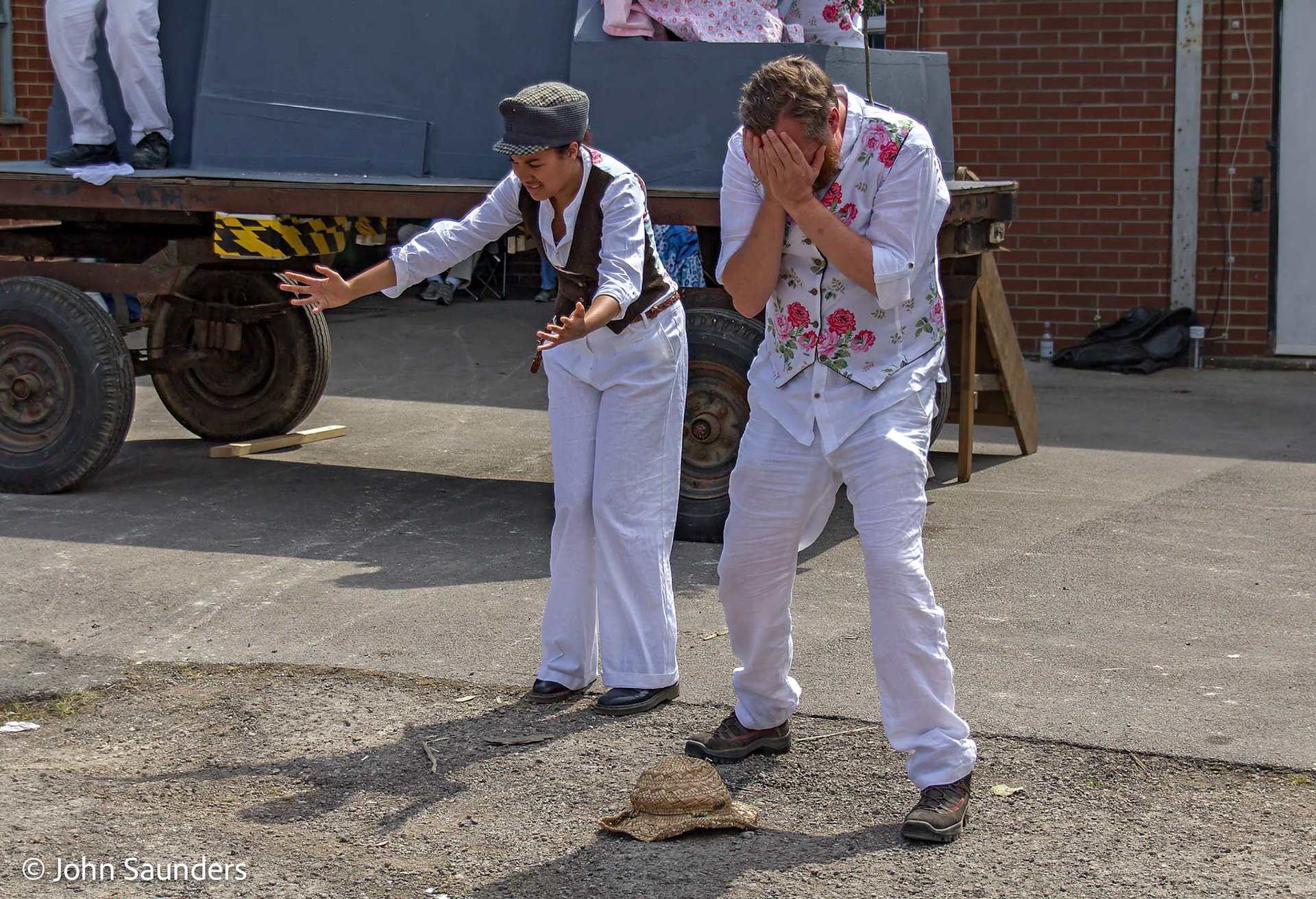 The Woman taken in Adultery, dress rehearsal