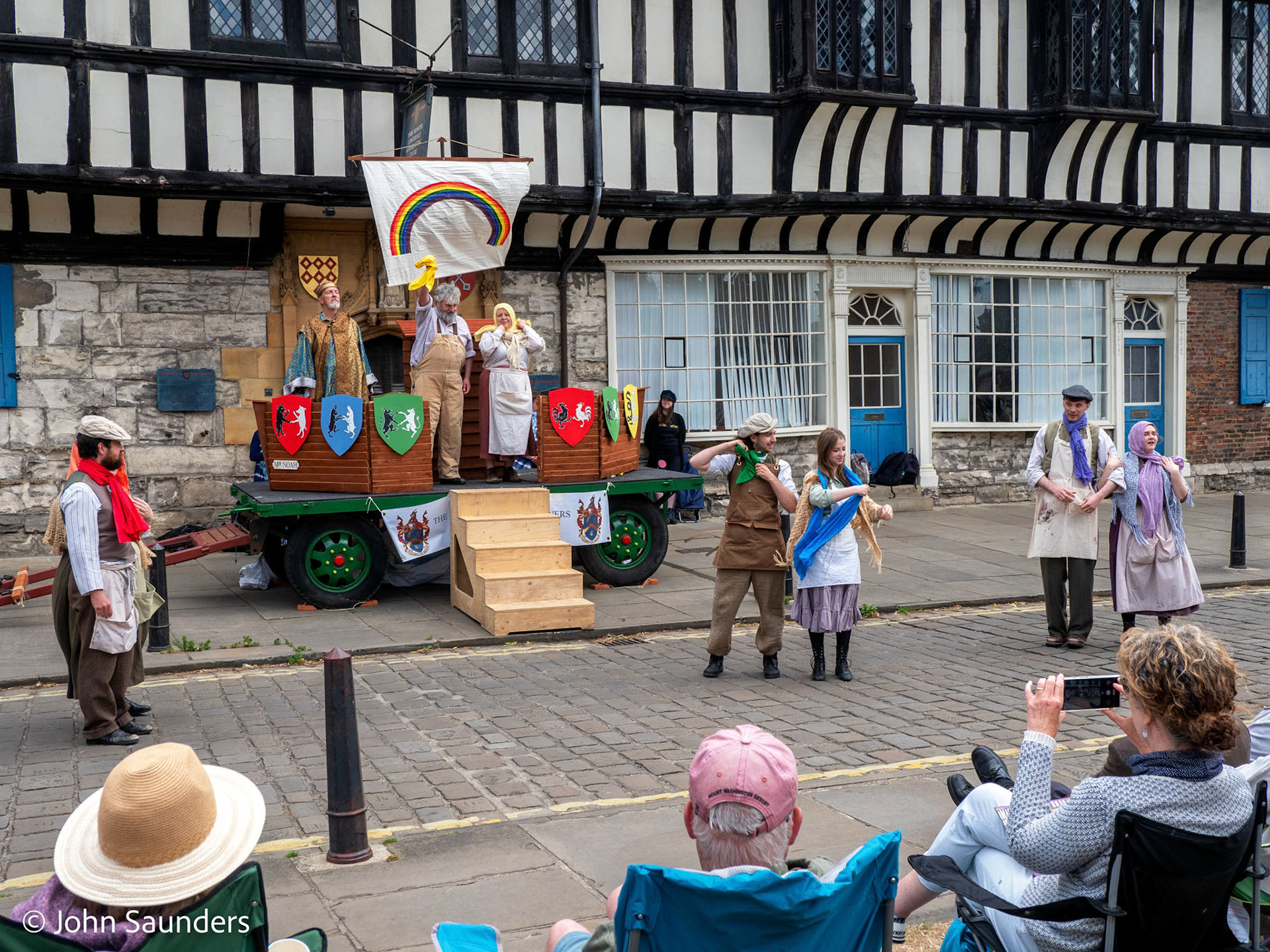The Building of the Ark and the Flood - College Green
