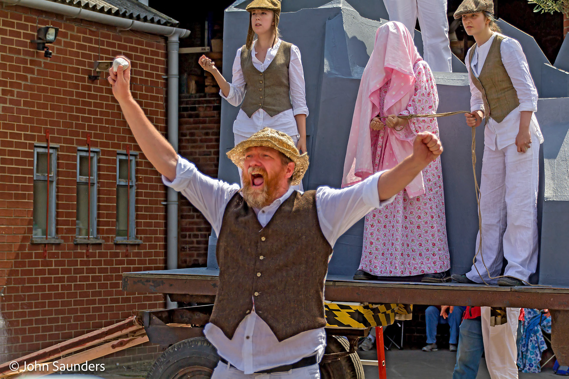 The Woman taken in Adultery, dress rehearsal