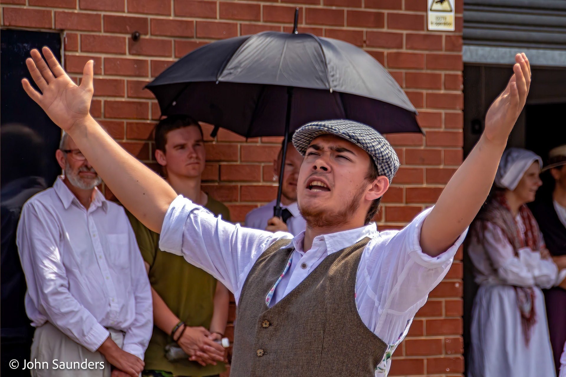 The Woman taken in Adultery, dress rehearsal