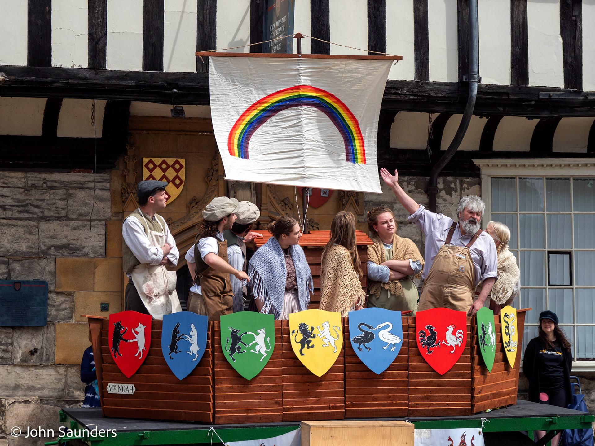 The Building of the Ark and the Flood - College Green