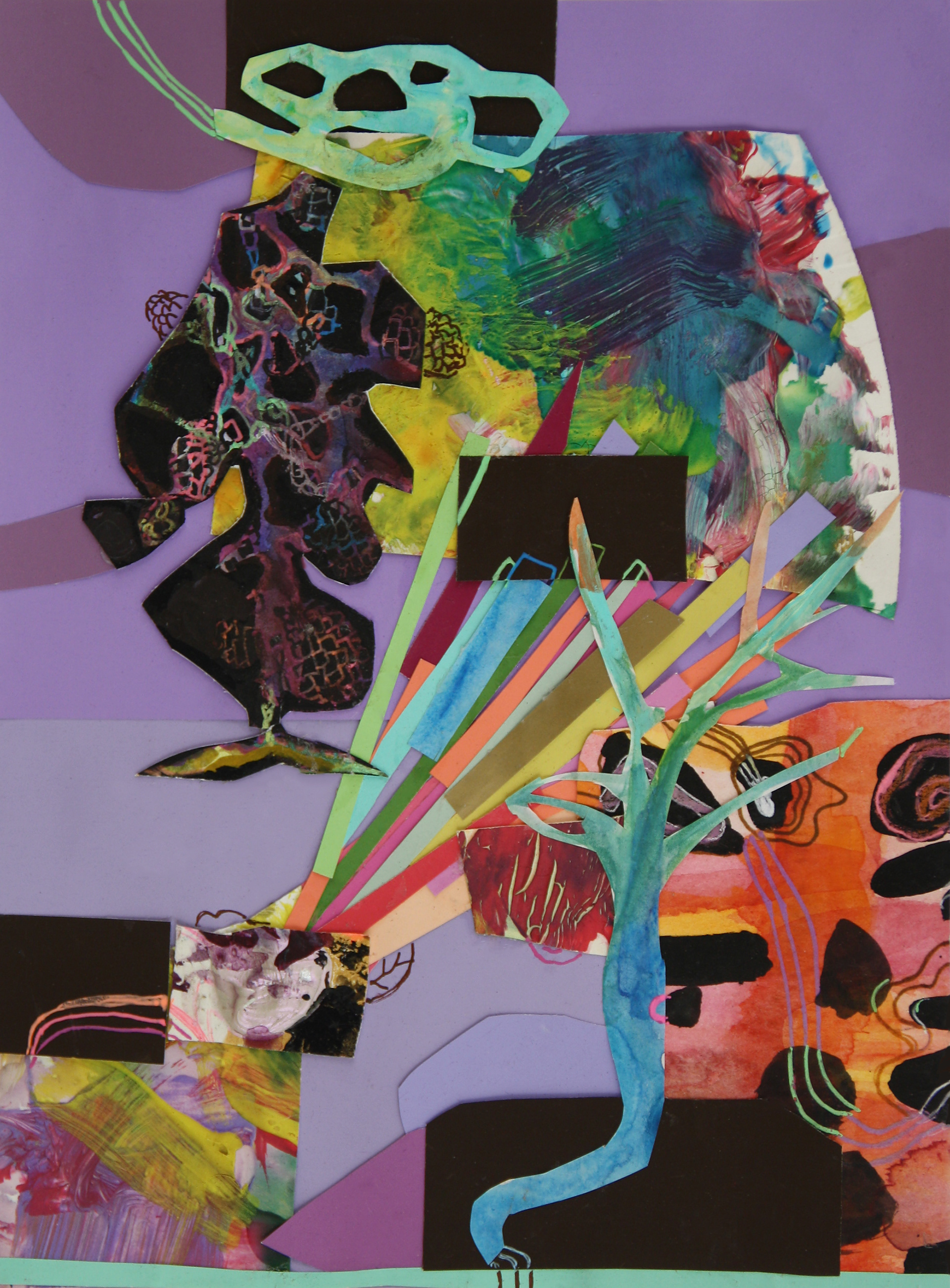 6 x 8, watercolor, ink, acrylic, gouache, flasche, paper, 2012