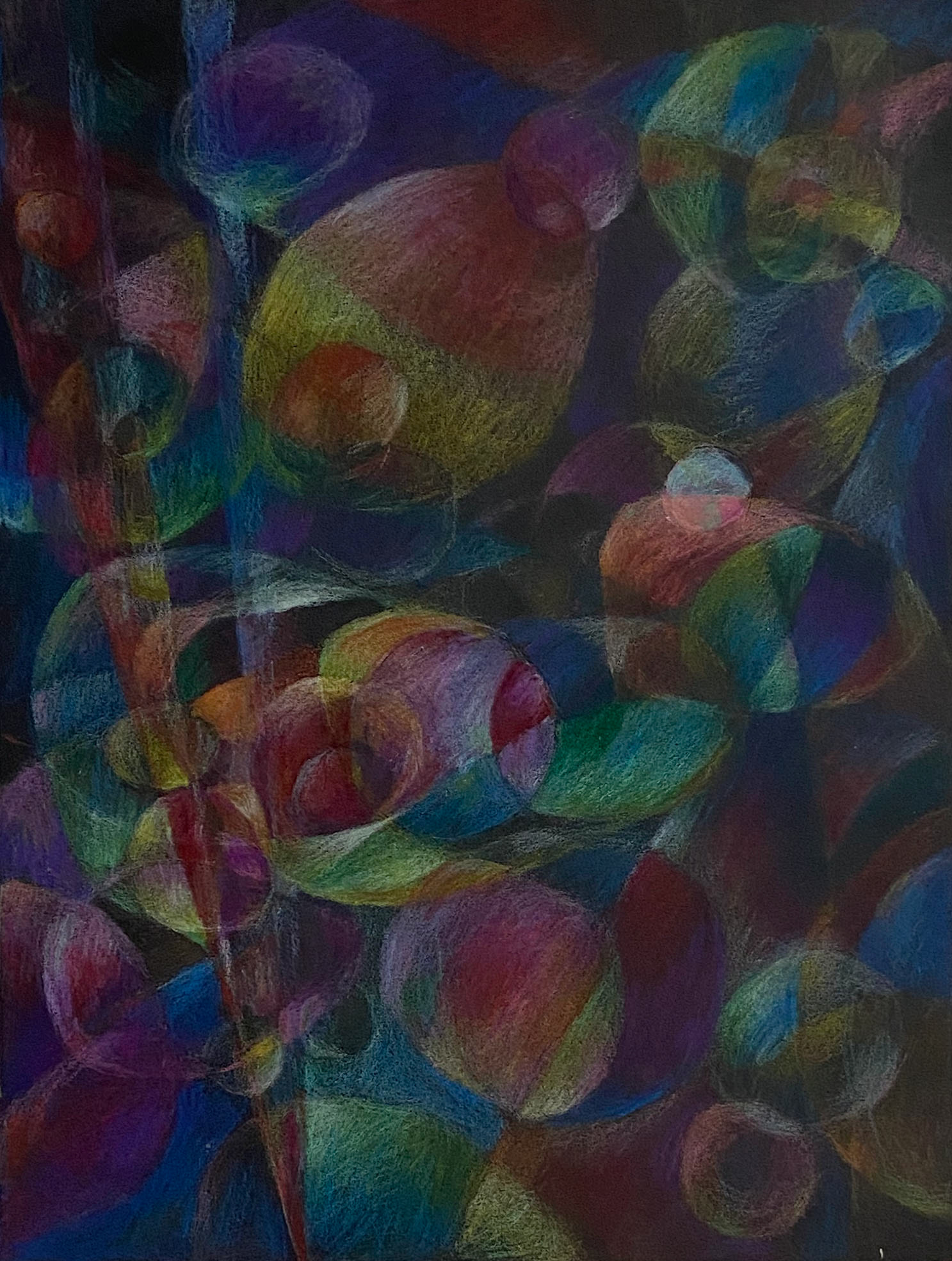 untitled, colored pencil, 9 x 12, 2022