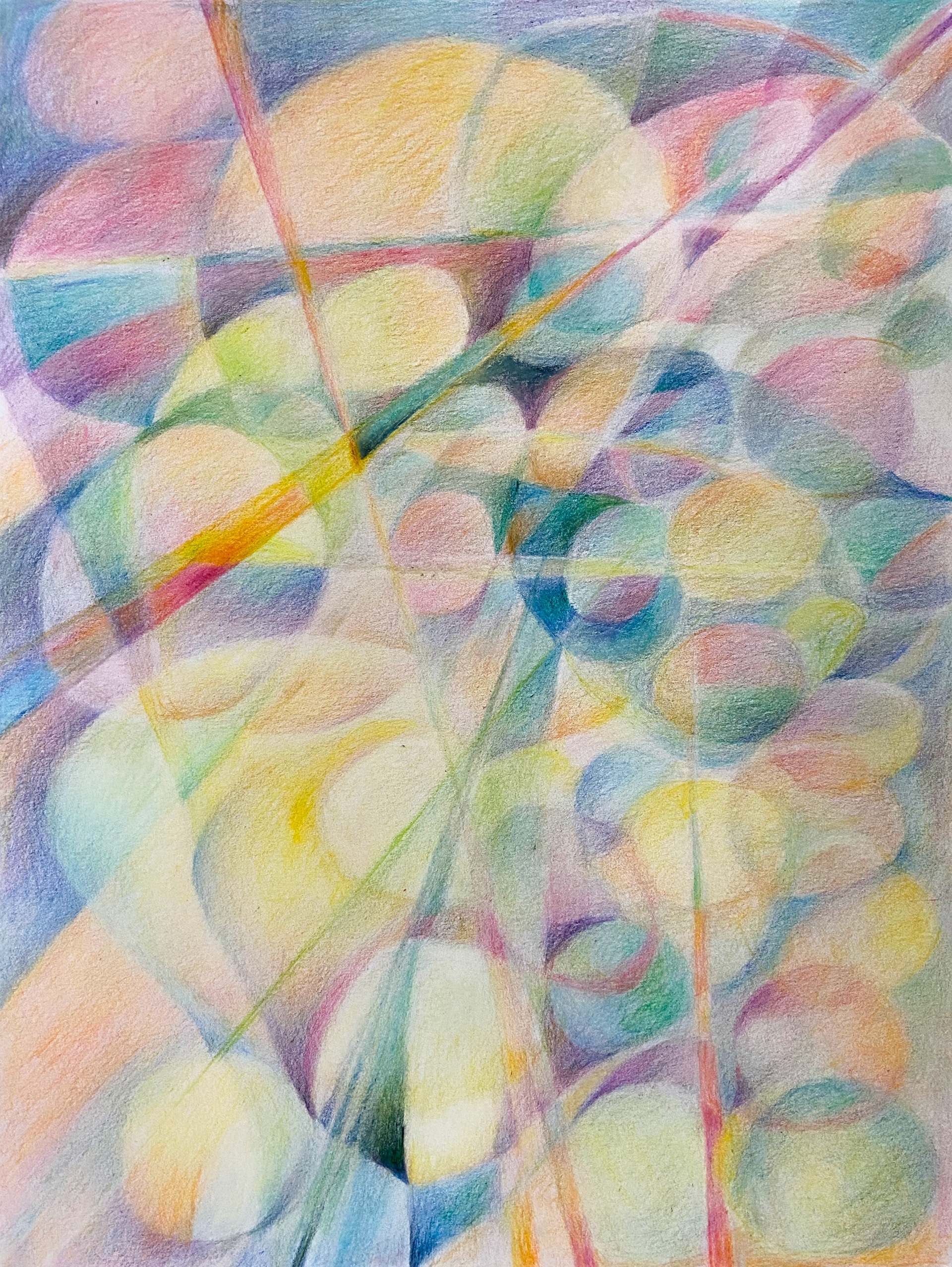 untitled, colored pencil, 9 x 12, 2021