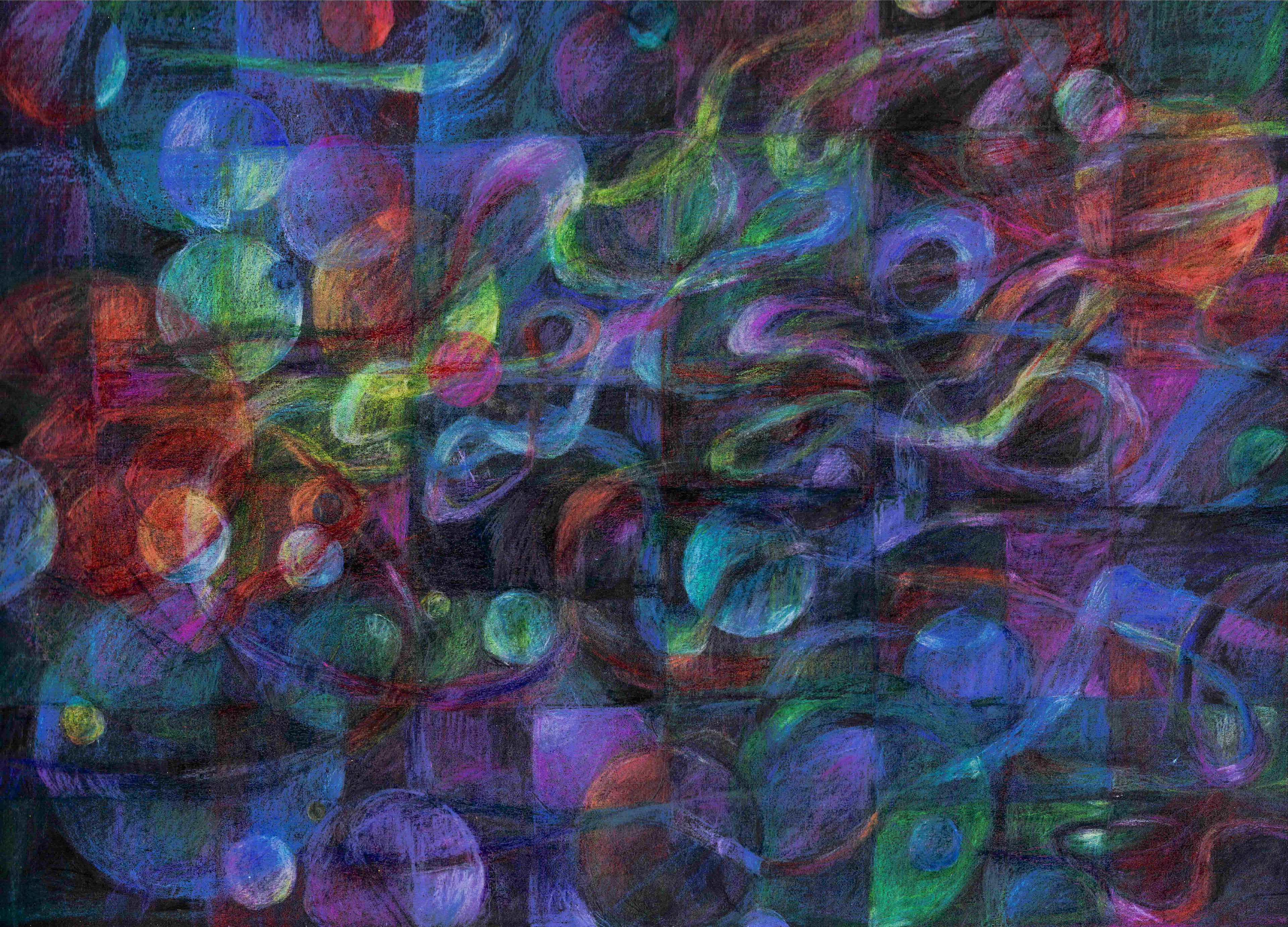 untitled, 9 x 12, colored pencil, 2025