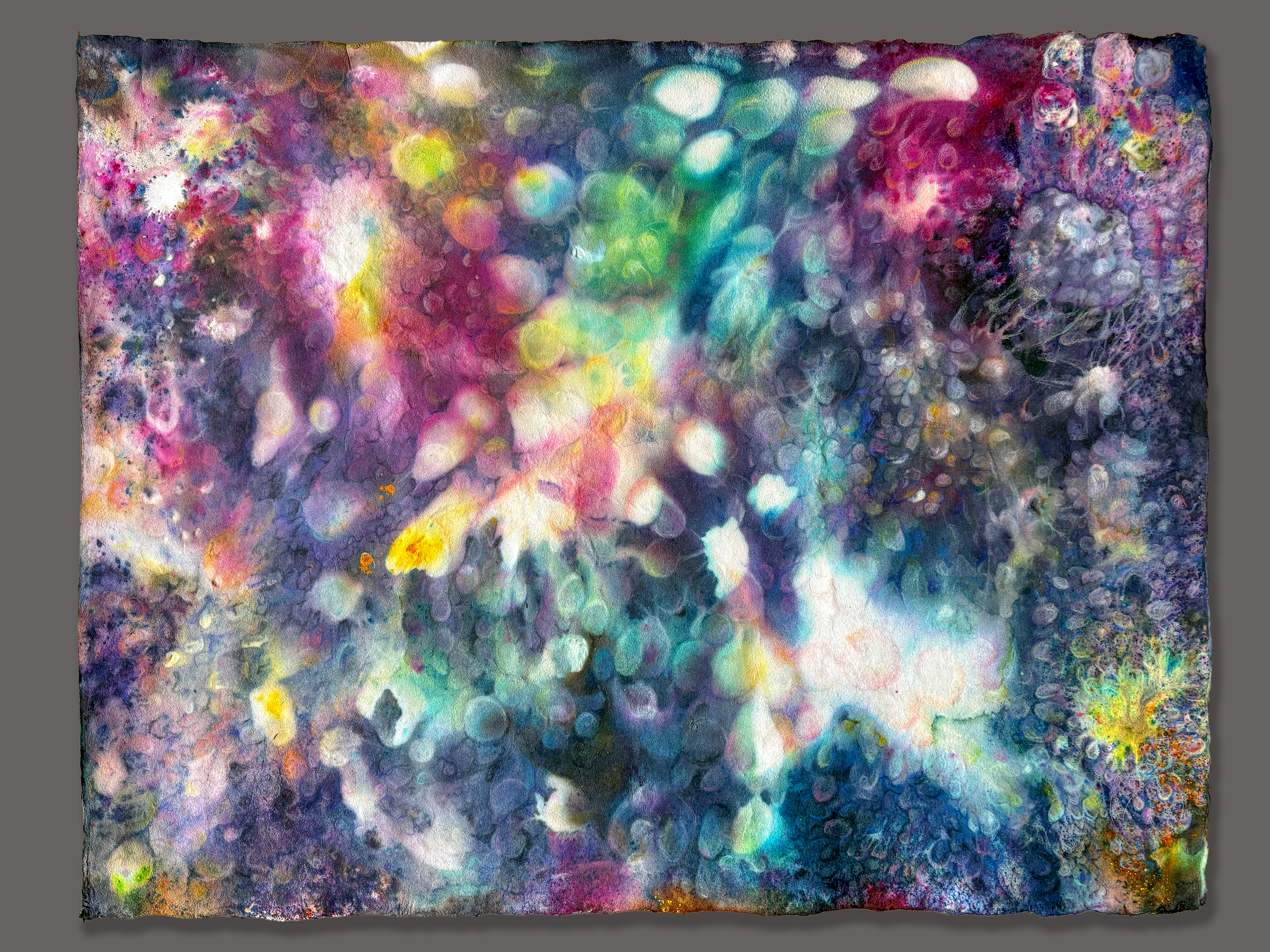 colored pencil, fiber reactive dye, 17x21 in, 2025