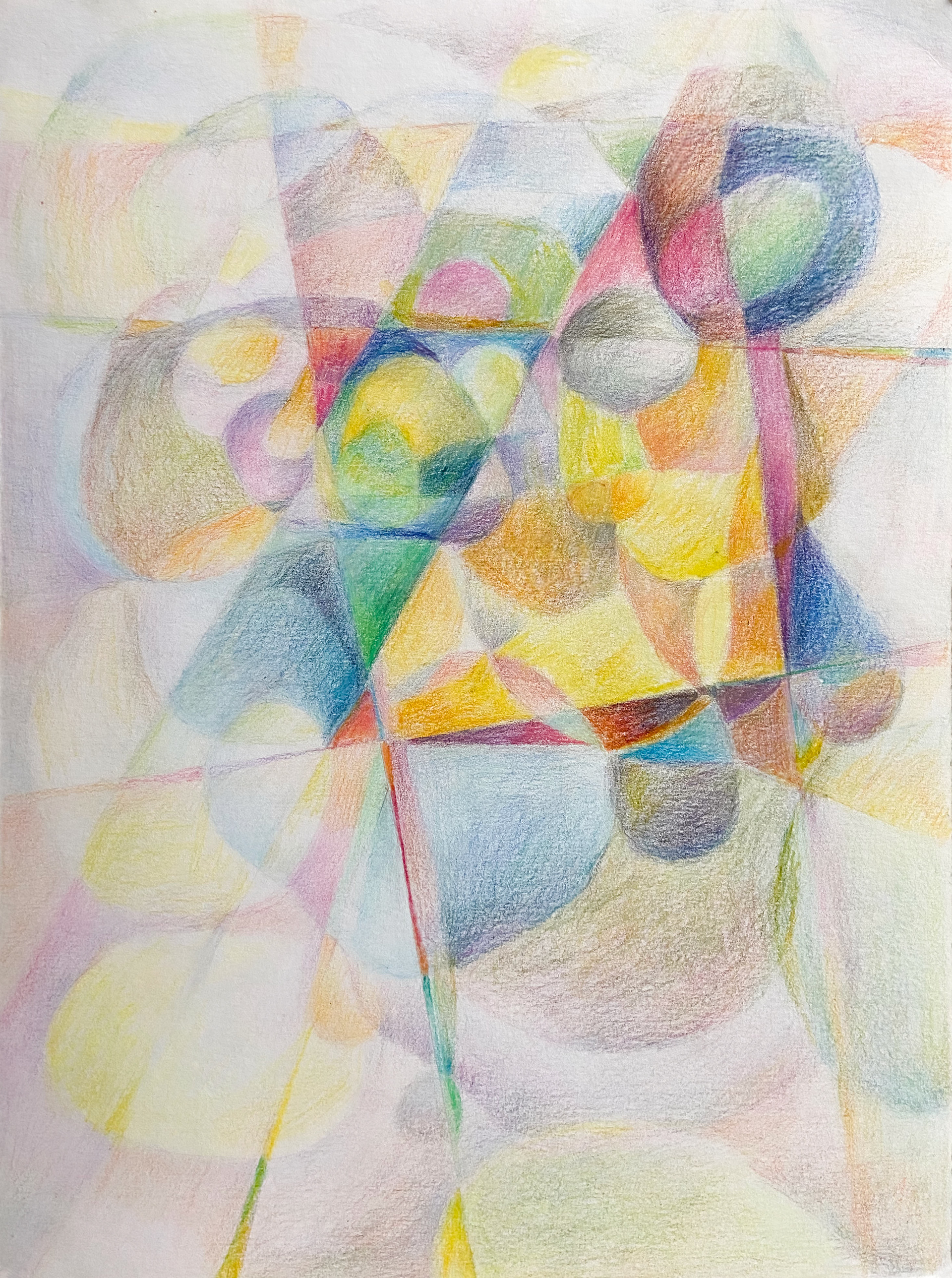 untitled, colored pencil, 9 x 12, 2020