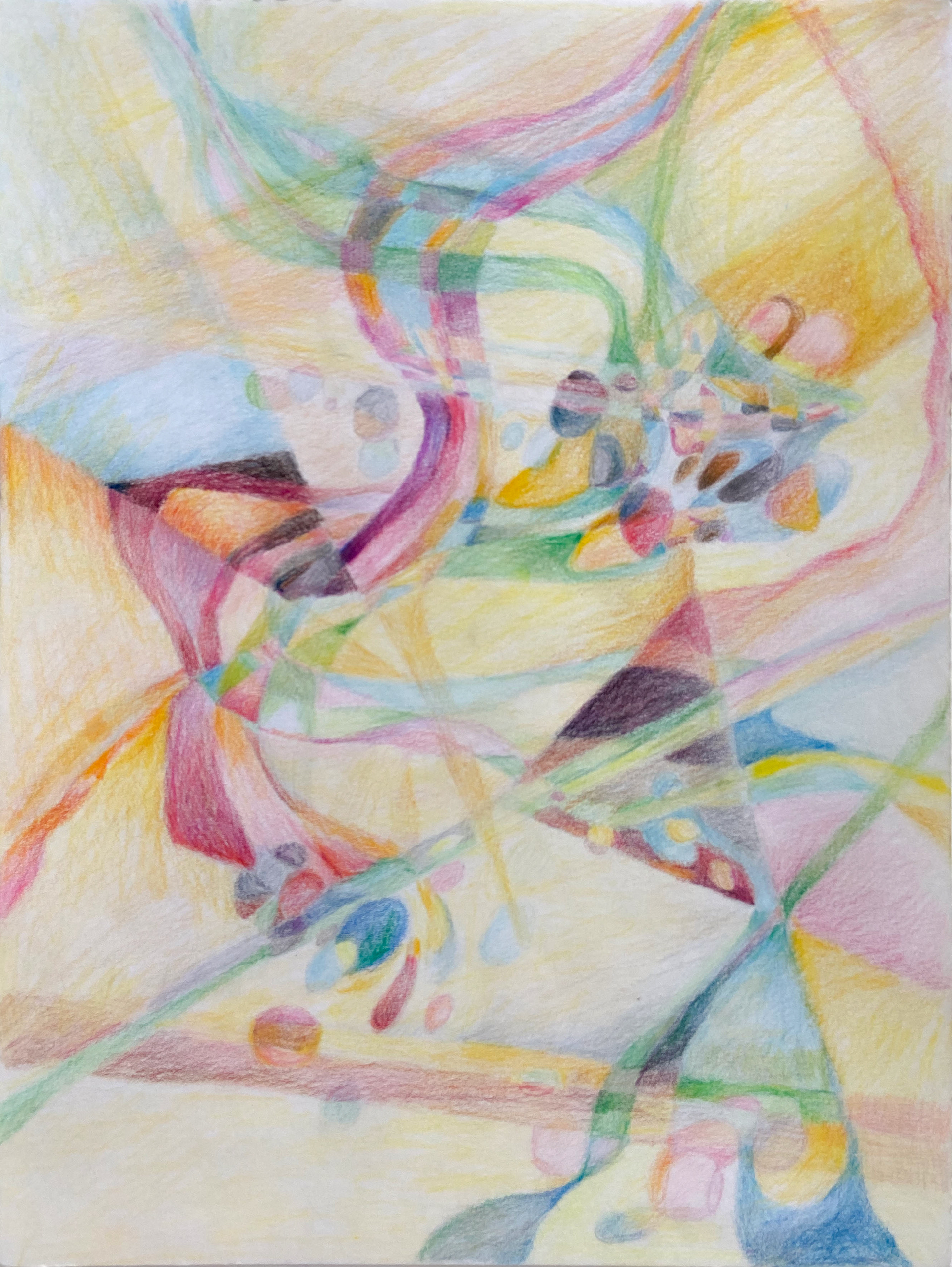 untitled, colored pencil, 9 x 12, 2020
