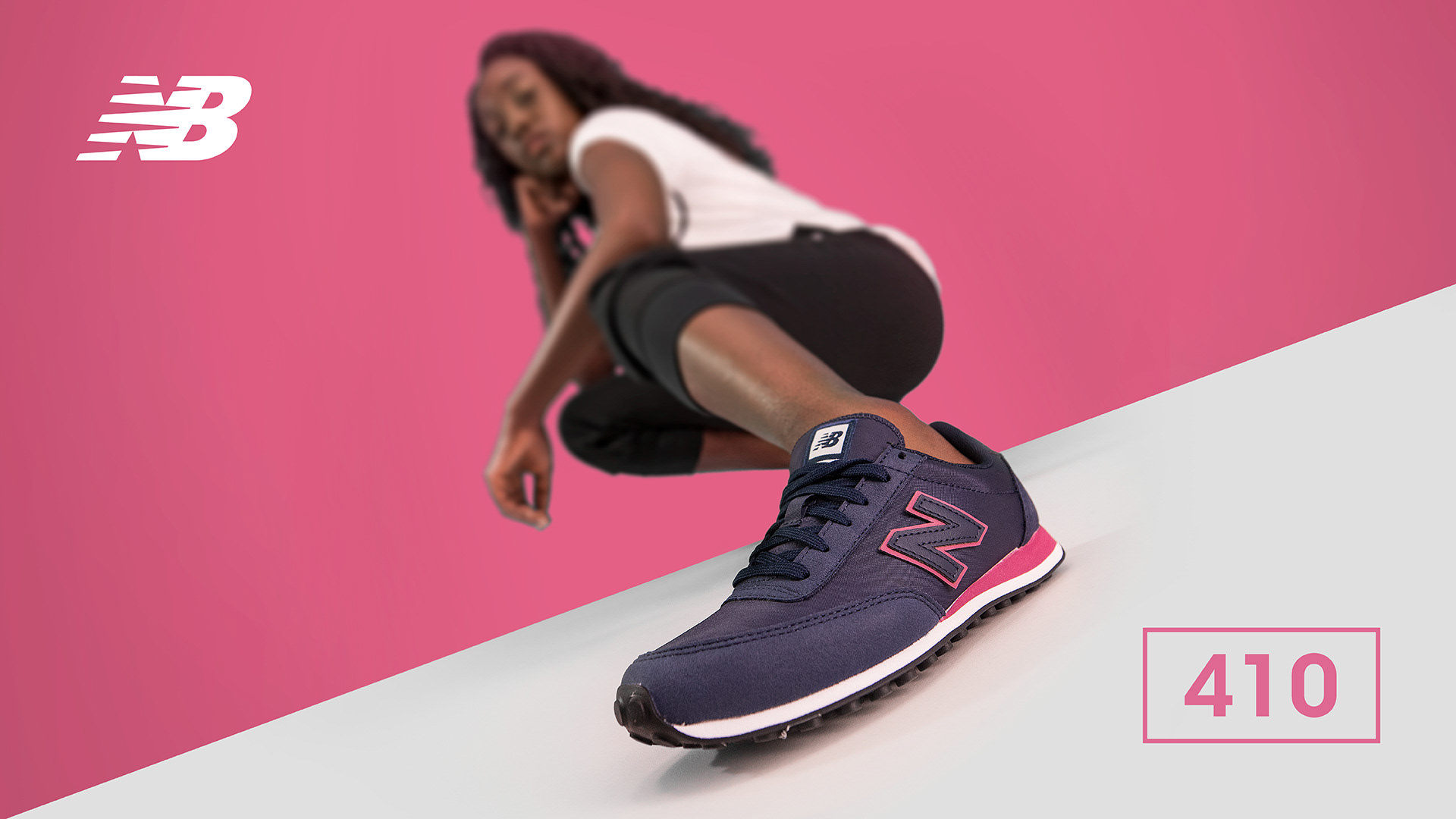 Tenis new balance 2024 410 feminino rosa