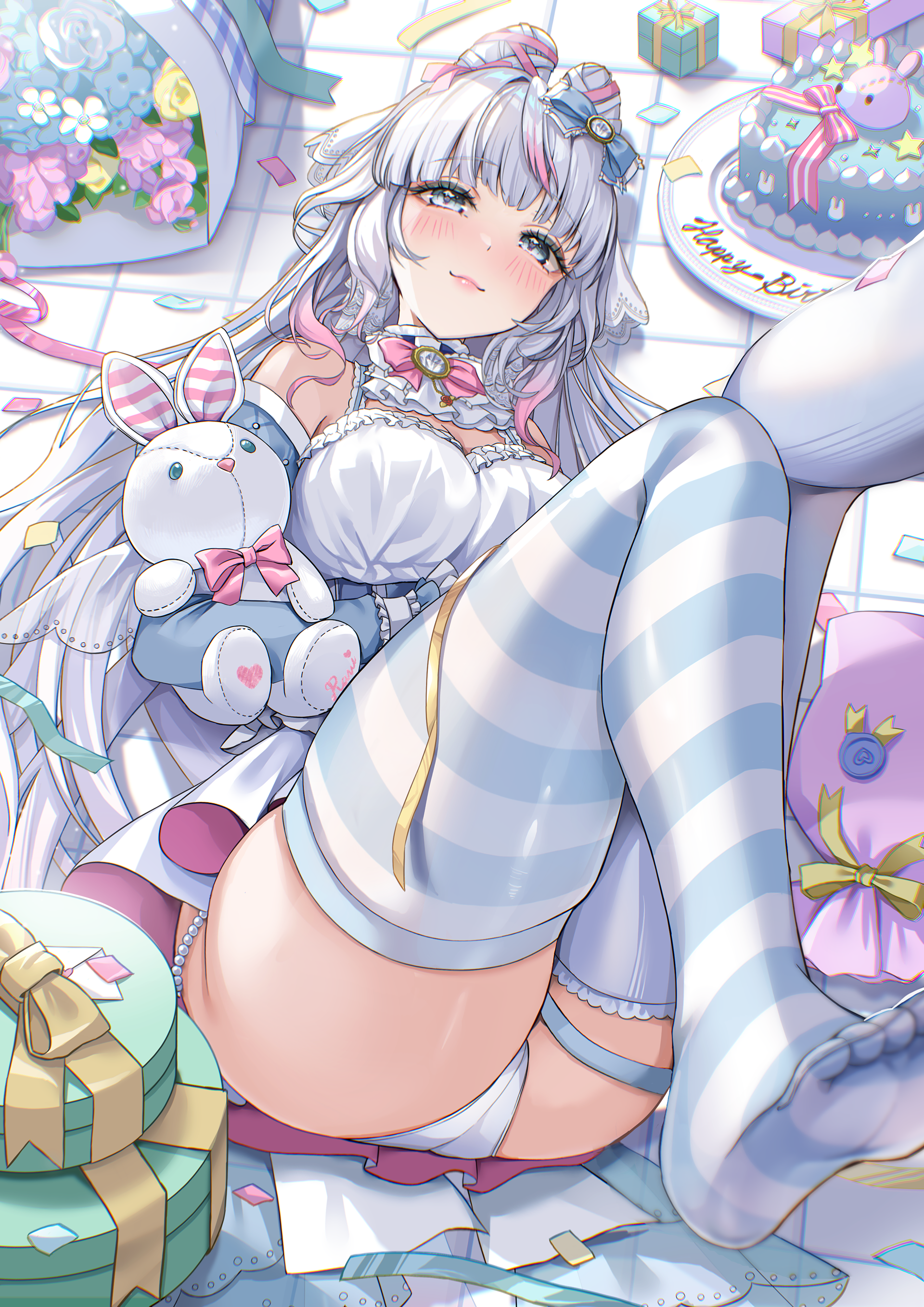 vtuber白雲らびぃ様のお誕生日イラスト