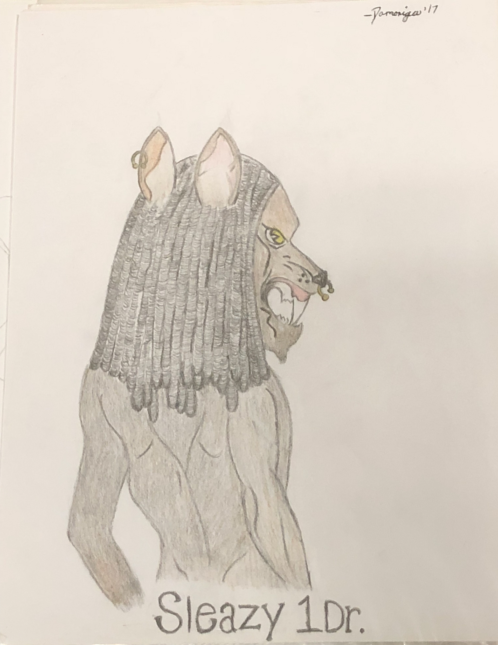 Sleazy 1Dr. Wolf Drawing 2017